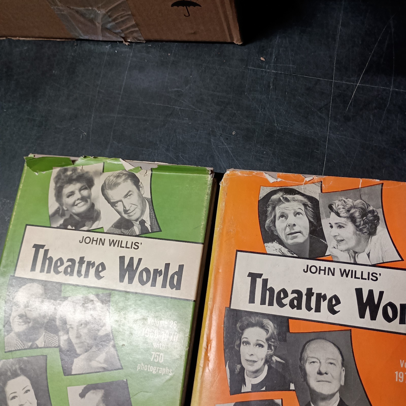 Screen & Theatre World John Willis 1970s Era (10 Book Lot) HCDJ Jackets w/ Wear
