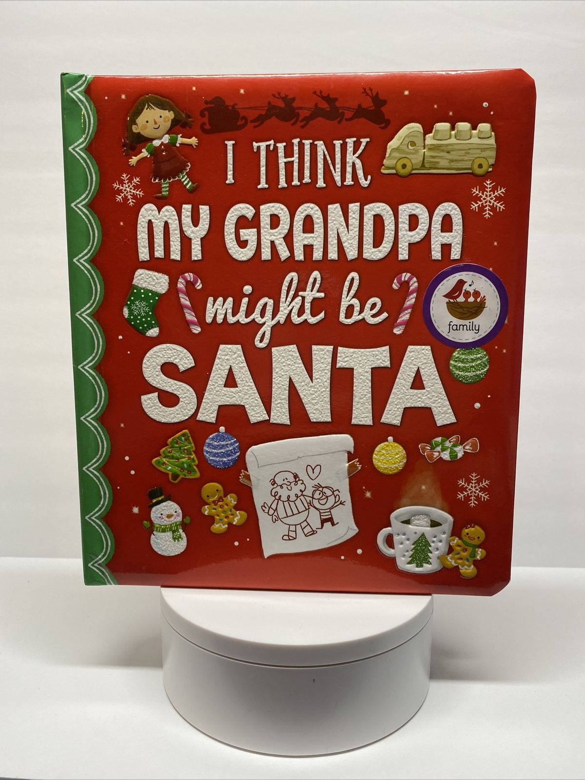 I Think My Grandpa Might Be Santa : Padded Board Book by Holly Berry Byrd (2017,