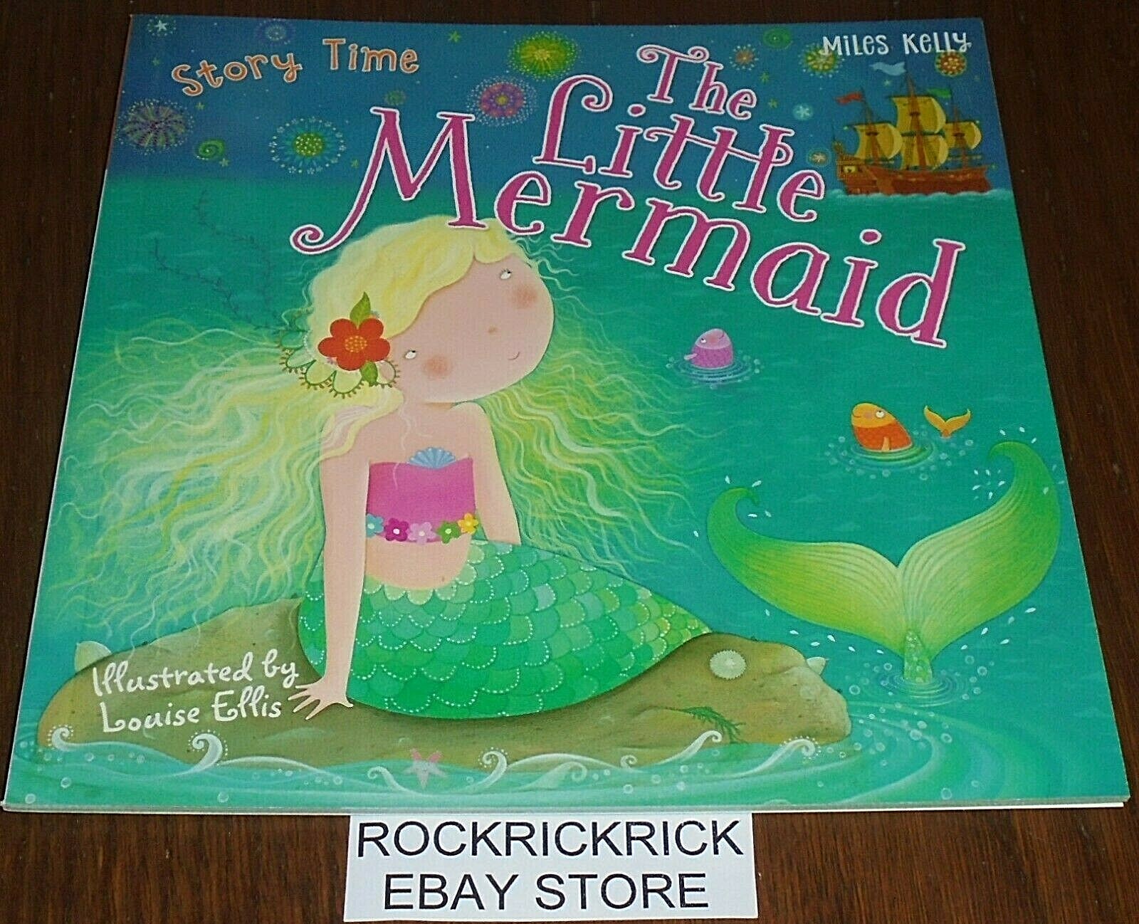 STORY TIME THE LITTLE MERMAID BOOK (17cm X 17cm) 2016 BRAND NEW
