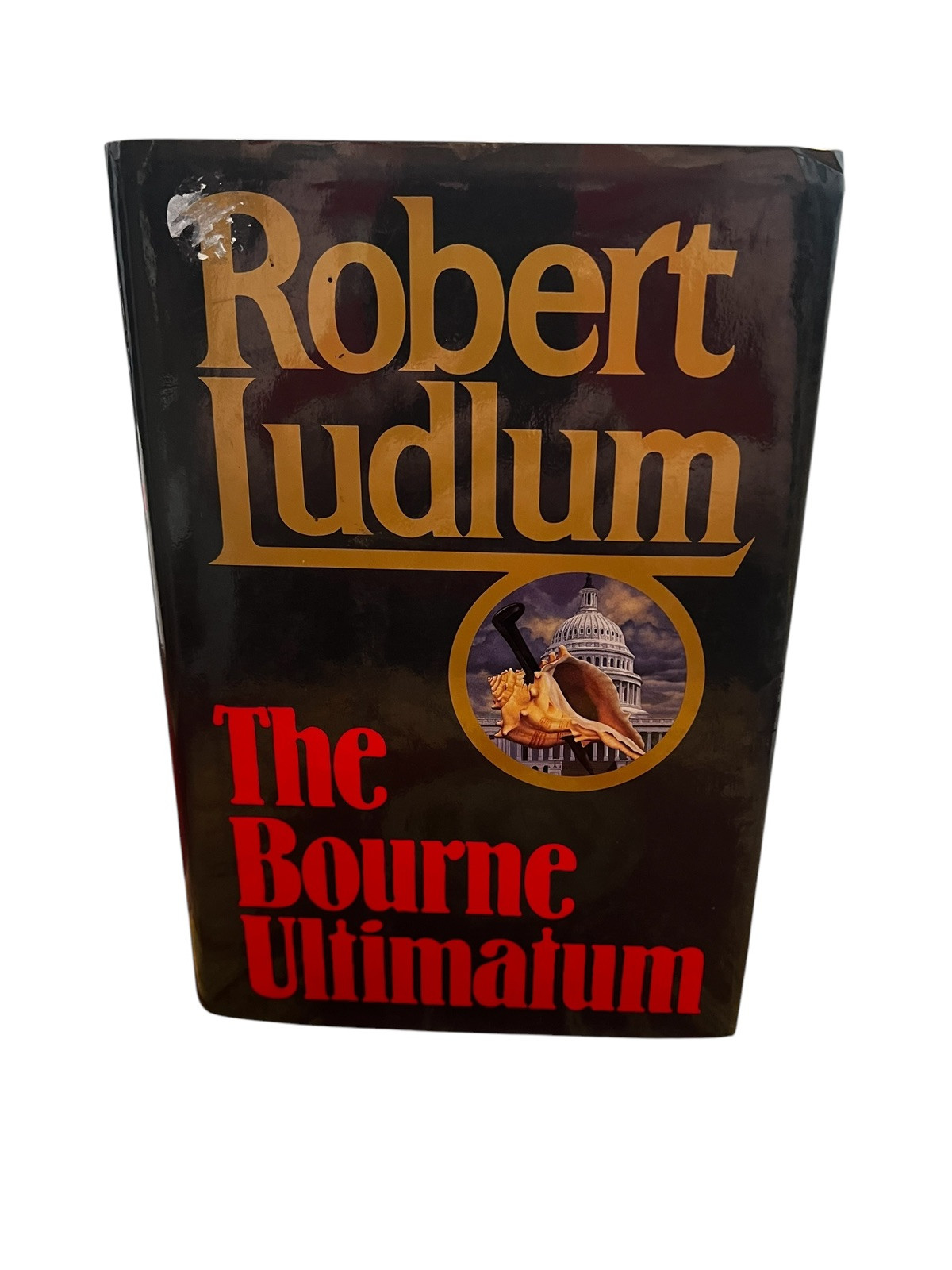 THE BOURNE ULTIMATUM Robert Ludlum 1990 First Edition Large Print Random house