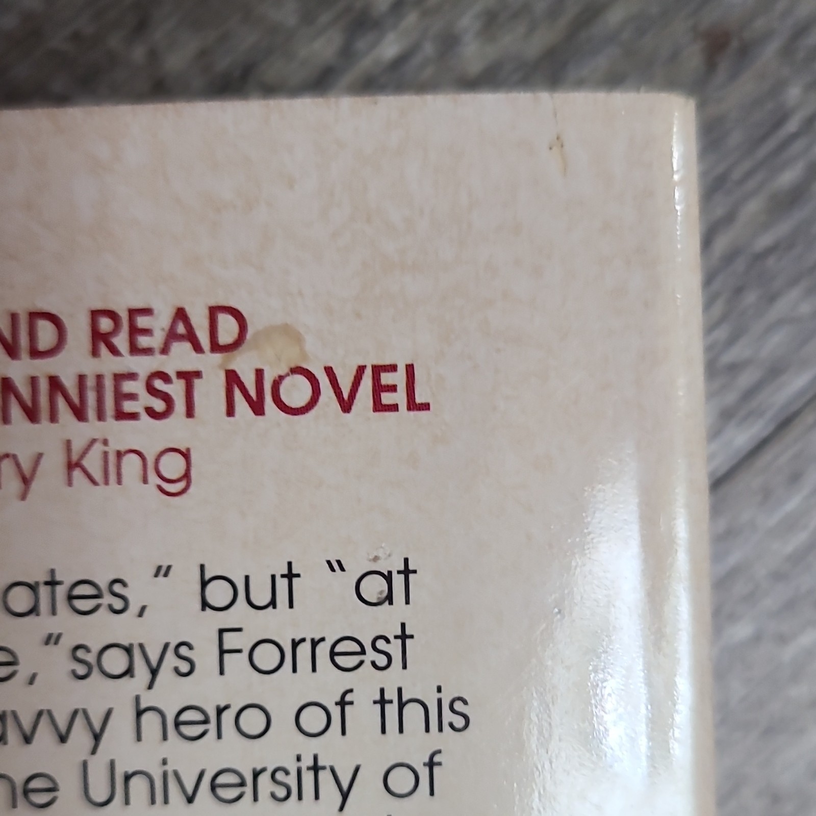 Forrest Gump by Winston Groom Paperback Novel Pocket Books Film/TV Adaptation