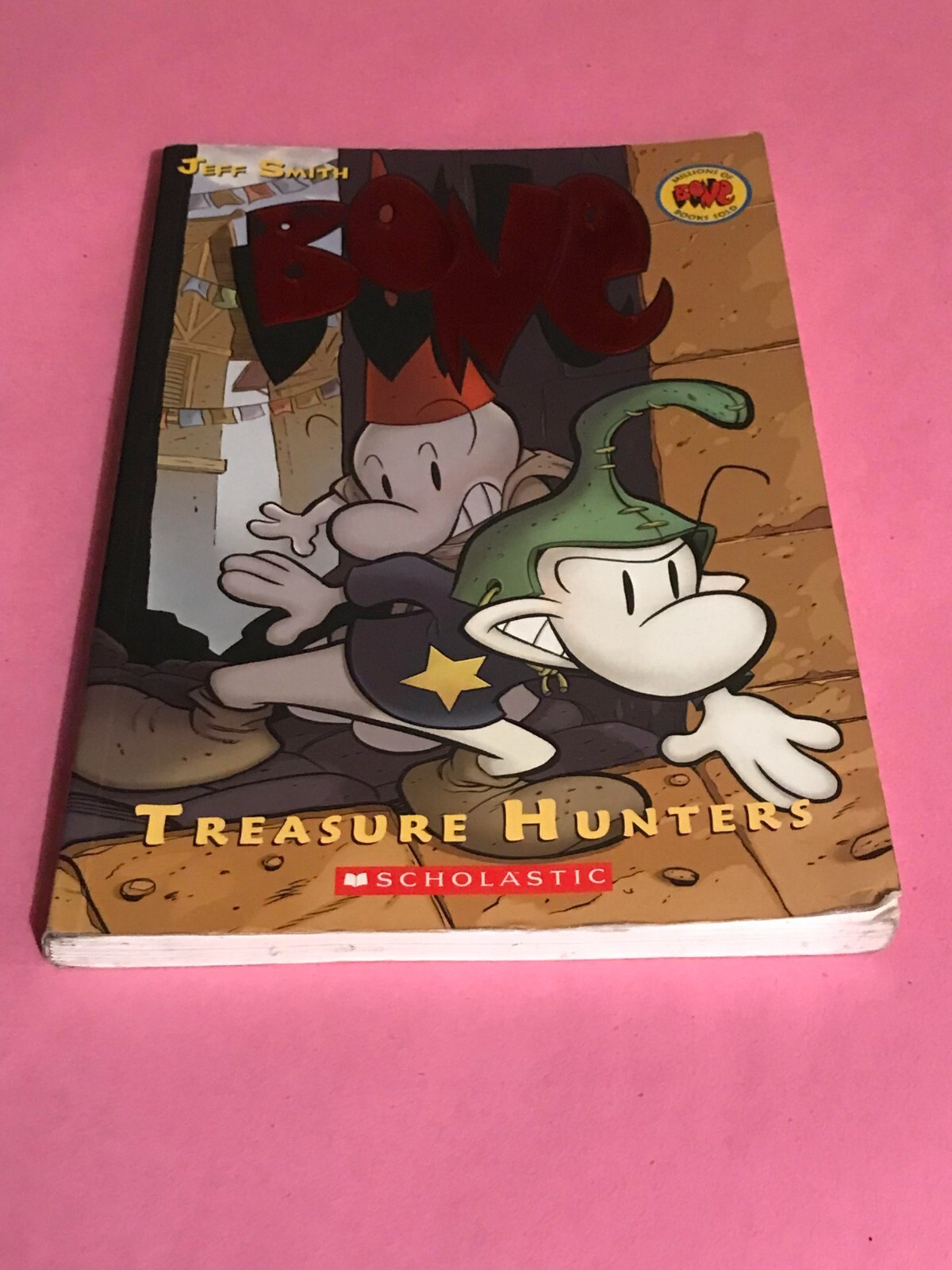 BONE “Out from Boneville” and “Treasure Hunters” lot of 2 by Jeff Smith