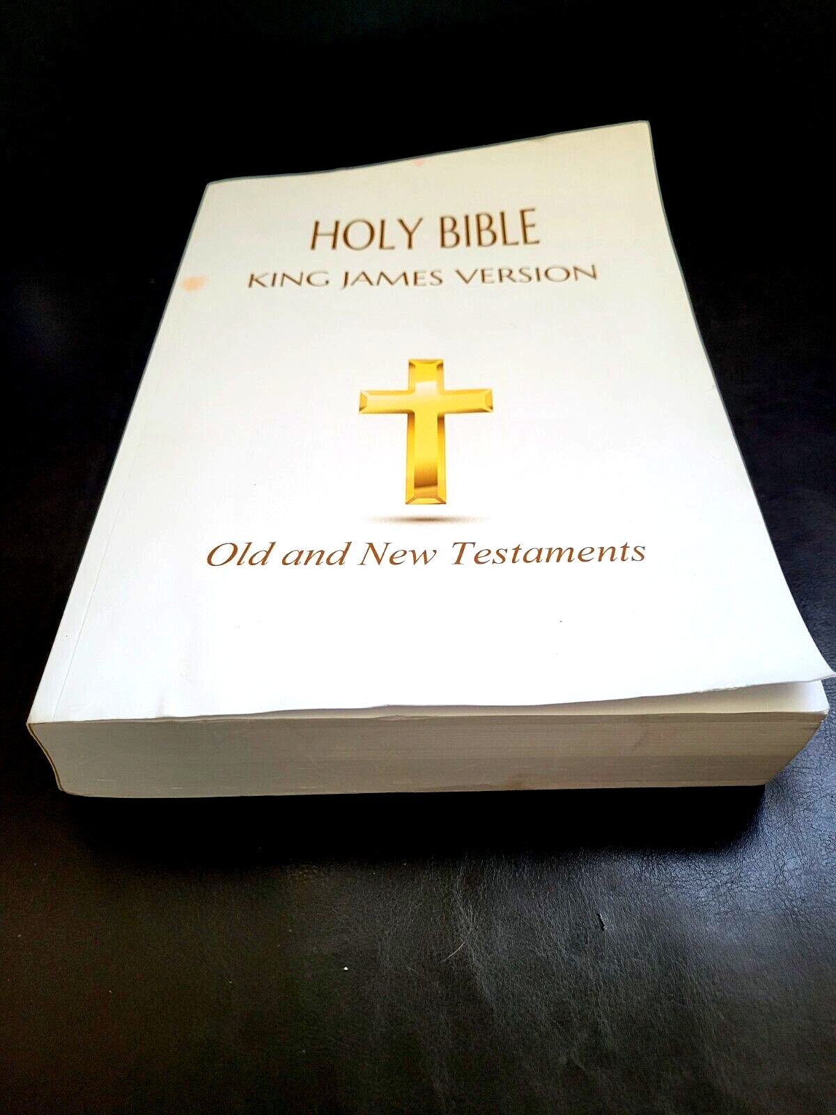 Extra Large 12 x 8.5″ Holy Bible: KJV King James Version Print Old New Testament