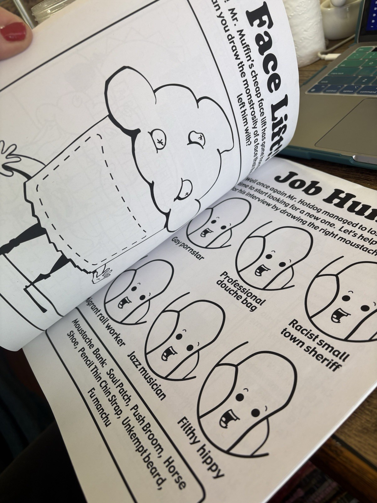 Adult Coloring Activity Book “Adventures In Paying Rent”
