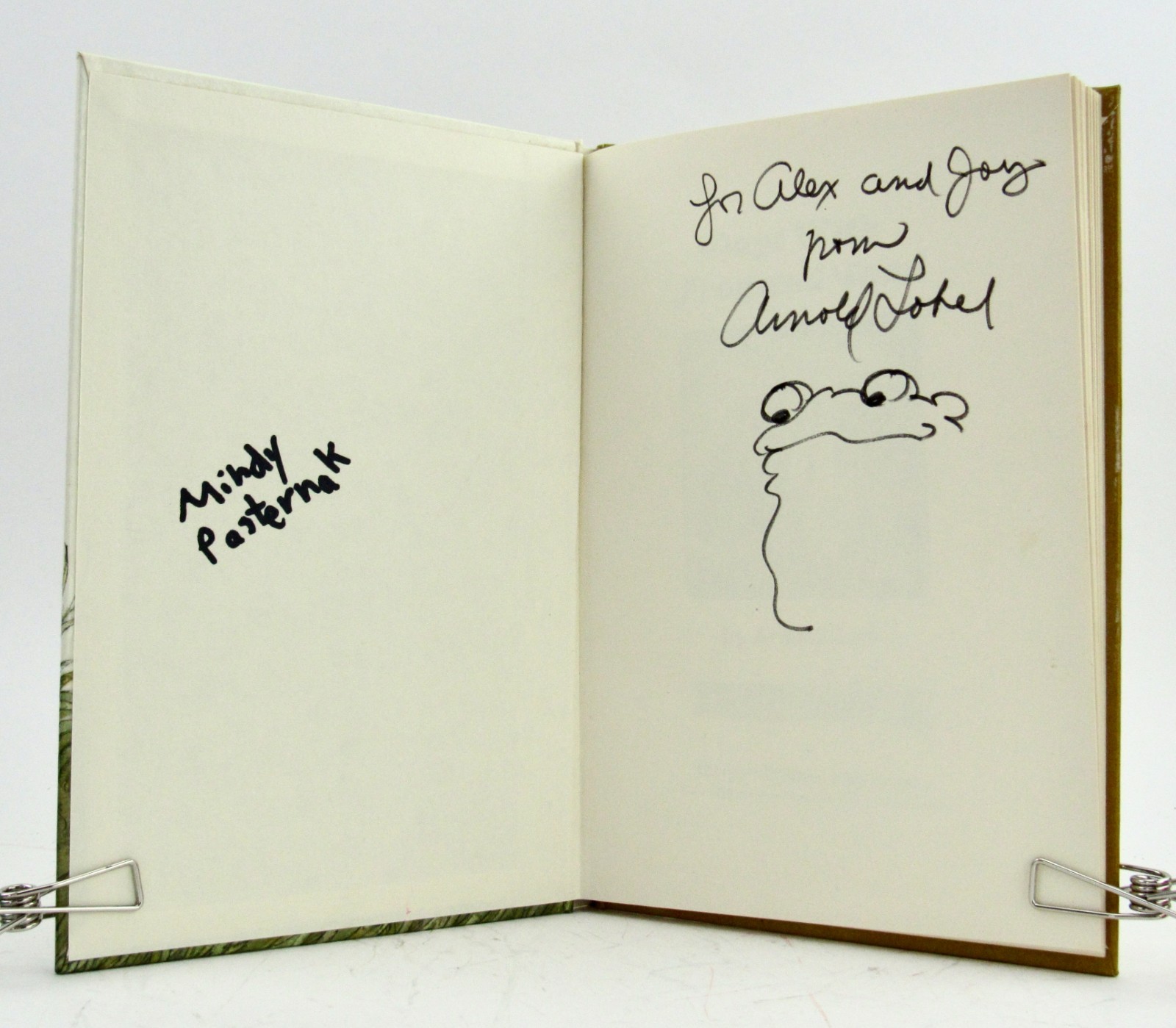 DAYS WITH FROG AND TOAD Arnold Lobel 1979 signed w/sketch HBDJ