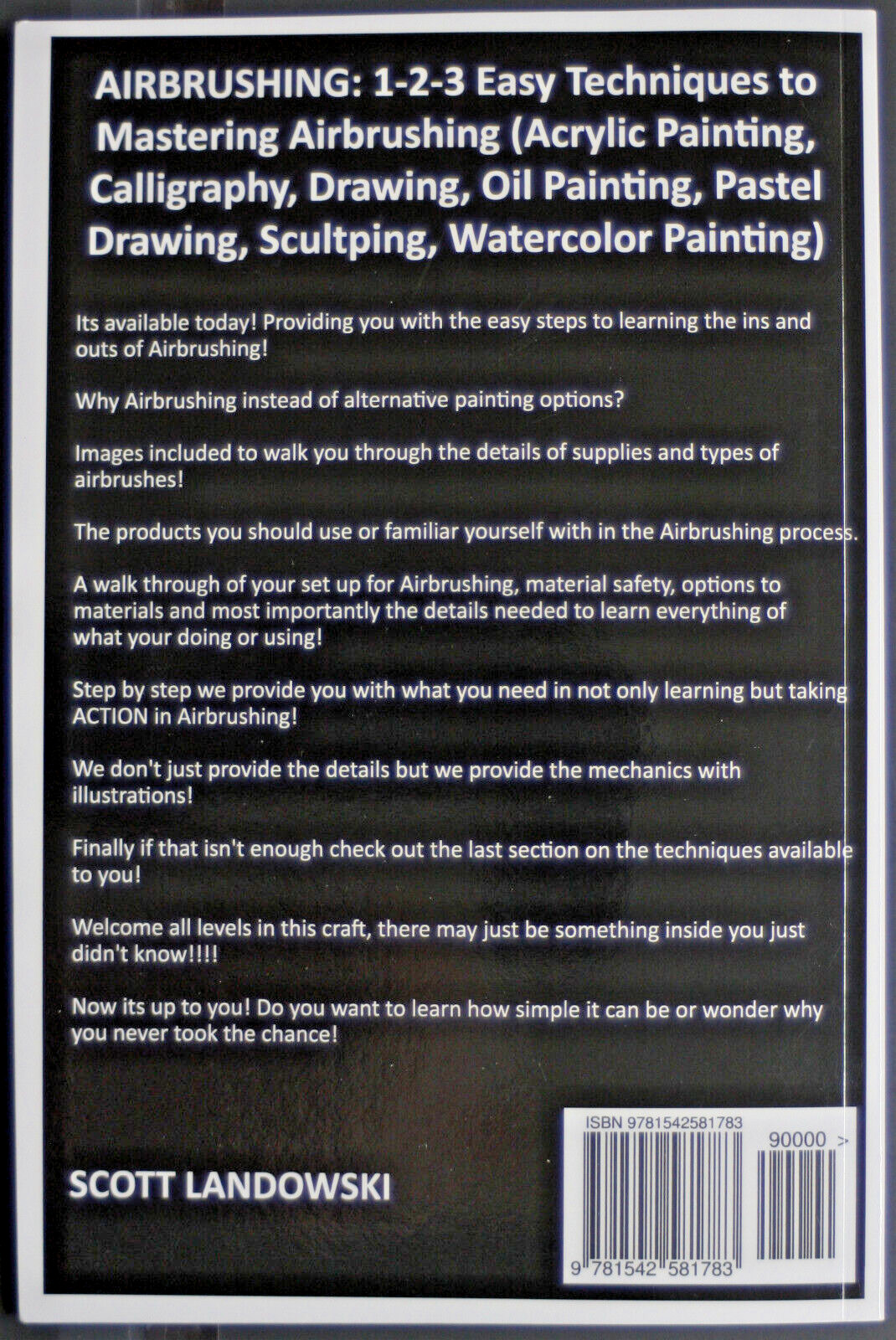 Airbrushing 1-2-3 Easy Techniques to Mastering Airbrushing Landowski NEW EPH223