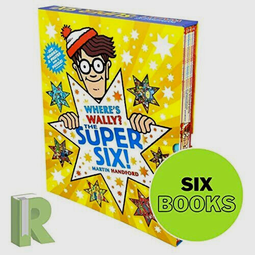 WHERE’S WALDO? THE SUPER SIX! MARTIN HANDFORD SIX BOOKS, A POSTER, AND A PUZZLE!
