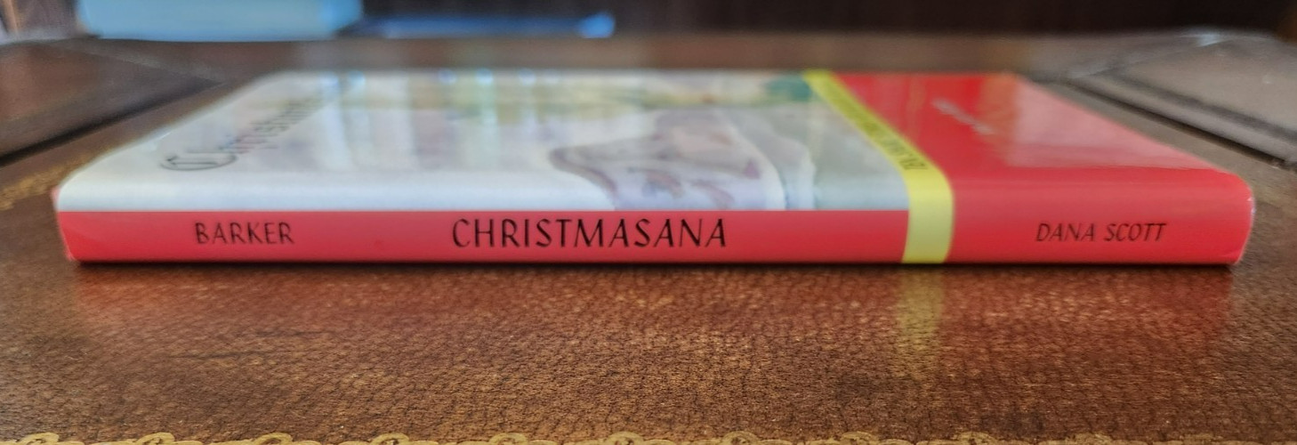 Signed! John S. & Cynthia R. Barker Christmasana Holiday Short Stories HCDJ 1998
