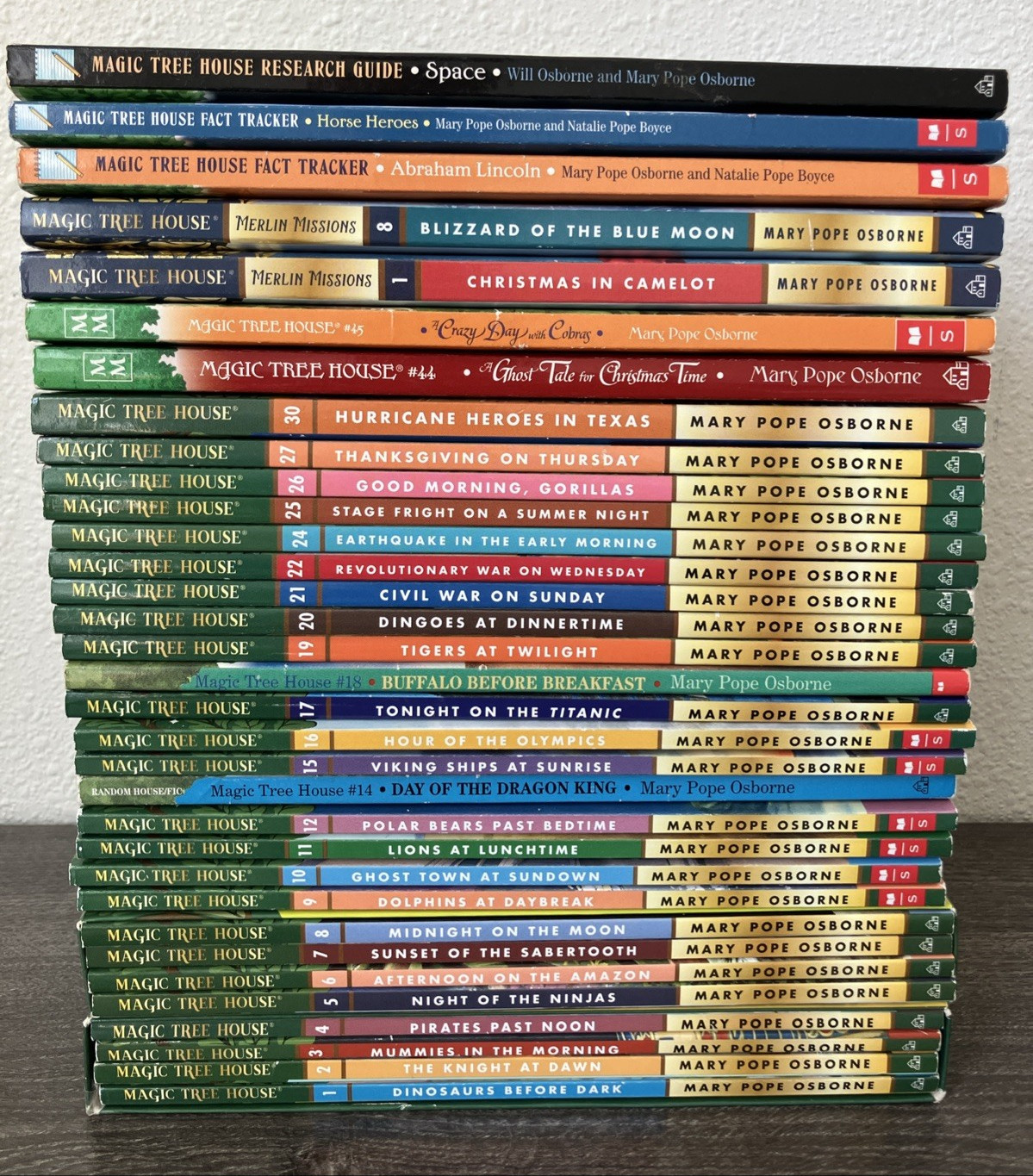 Lot 33 Magic Tree House, Merlin Missions, Fact Trackers, Research Guide PB