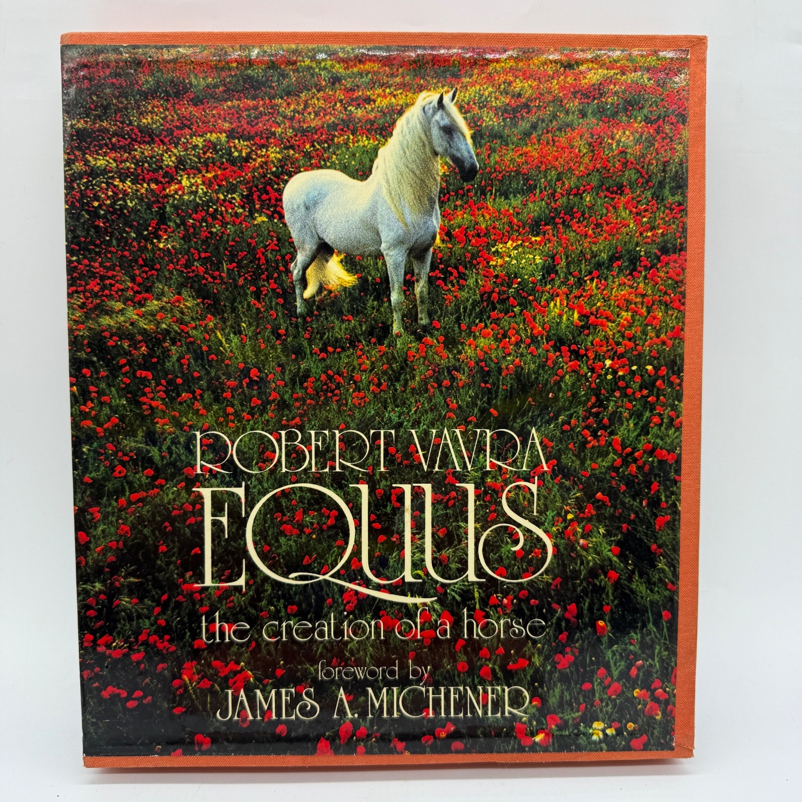 1977 Equus The Creation of a Horse Robert Vavra SIGNED 1st Edt Slip Case #187