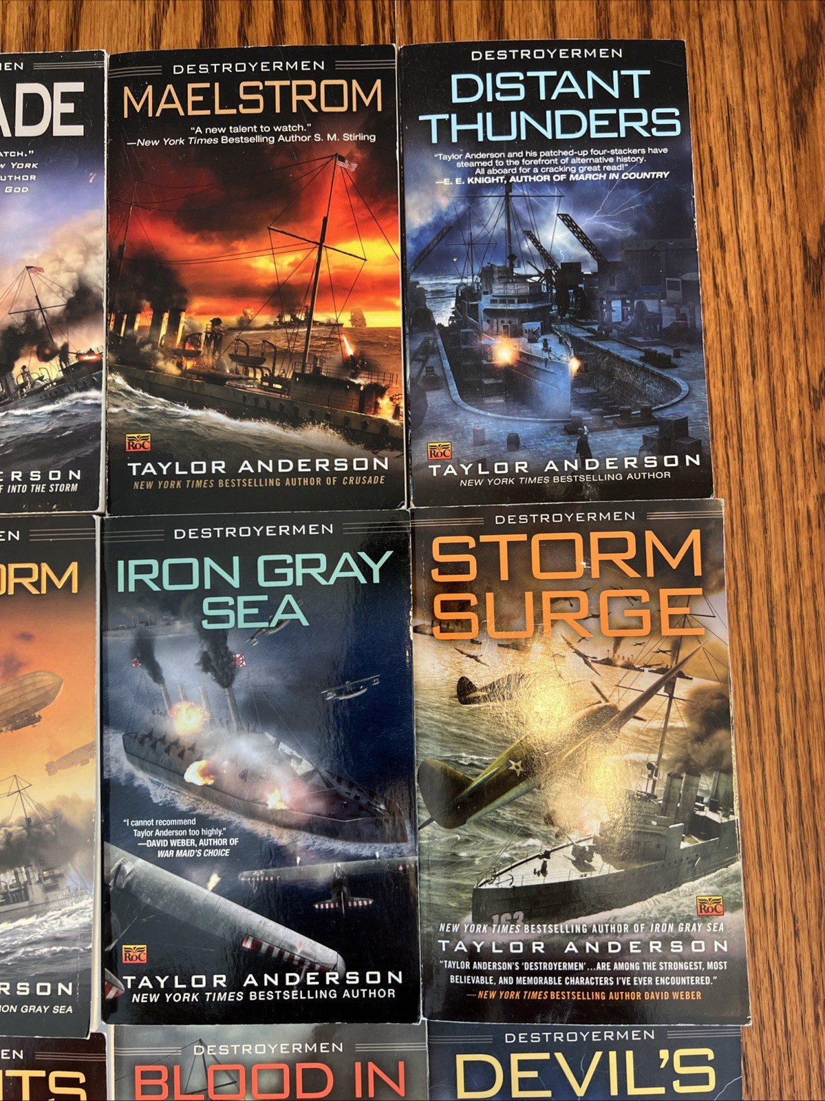 Complete Destroyermen Series 1-15, Paperback, Taylor Anderson Lot