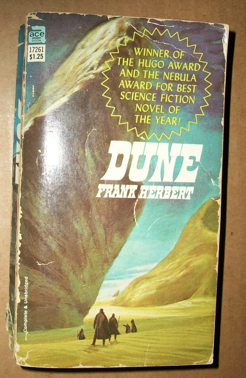 Dune Ace #17261 paperback 1965 $1.25 cvr thus 2nd print Frank Herbert lo-grde AC