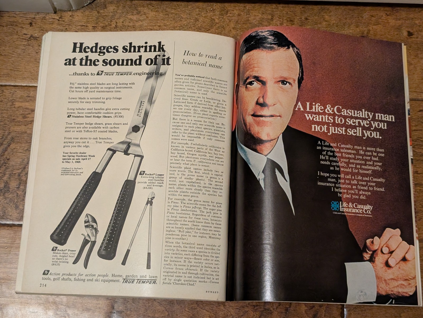 VTG SUNSET Magazine March 1969 Mid Century Western Living Design Advertising