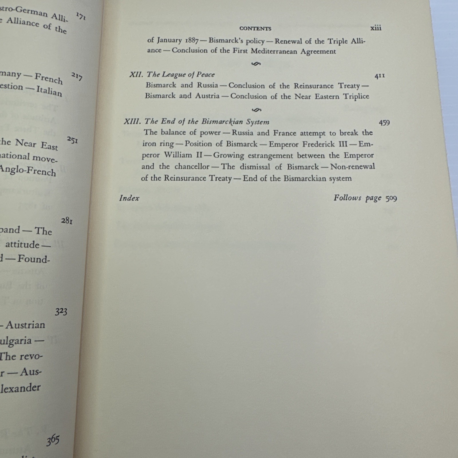 European Alliances and Alignments 1871-1890 William L. Langer HC 1966 Knopf