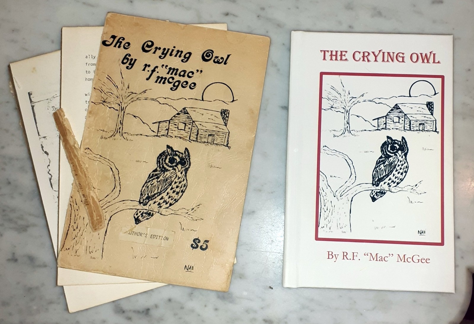 THE CRYING OWL / Cherokee Nation History / George Washington Buckskin Waters
