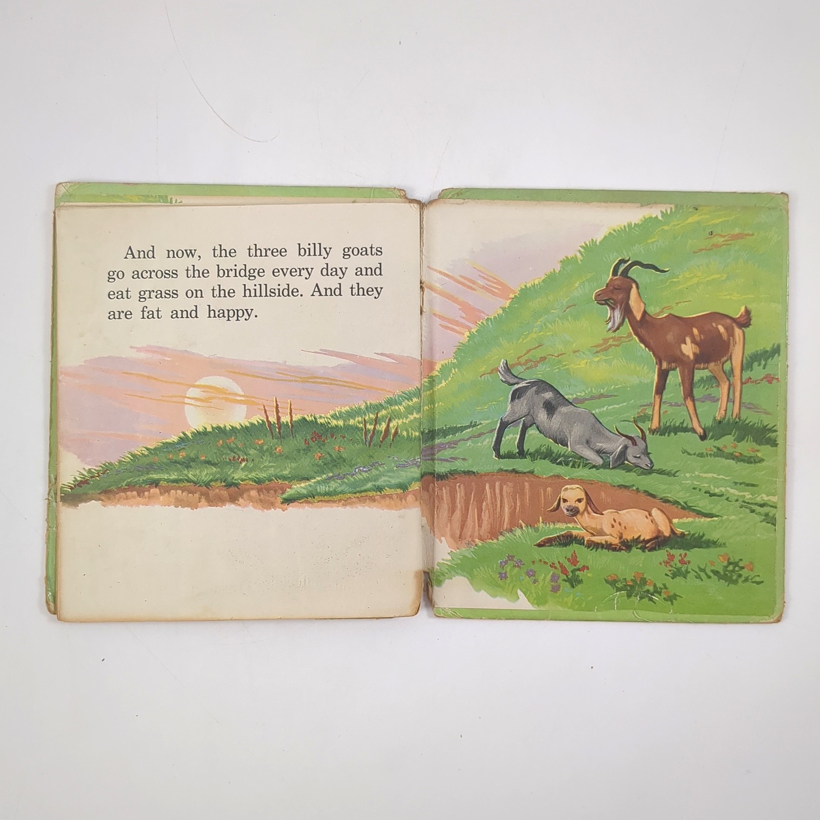 Three Billy Goats Gruff Tell A Tale Hardcover Book Lee J Ames 1954