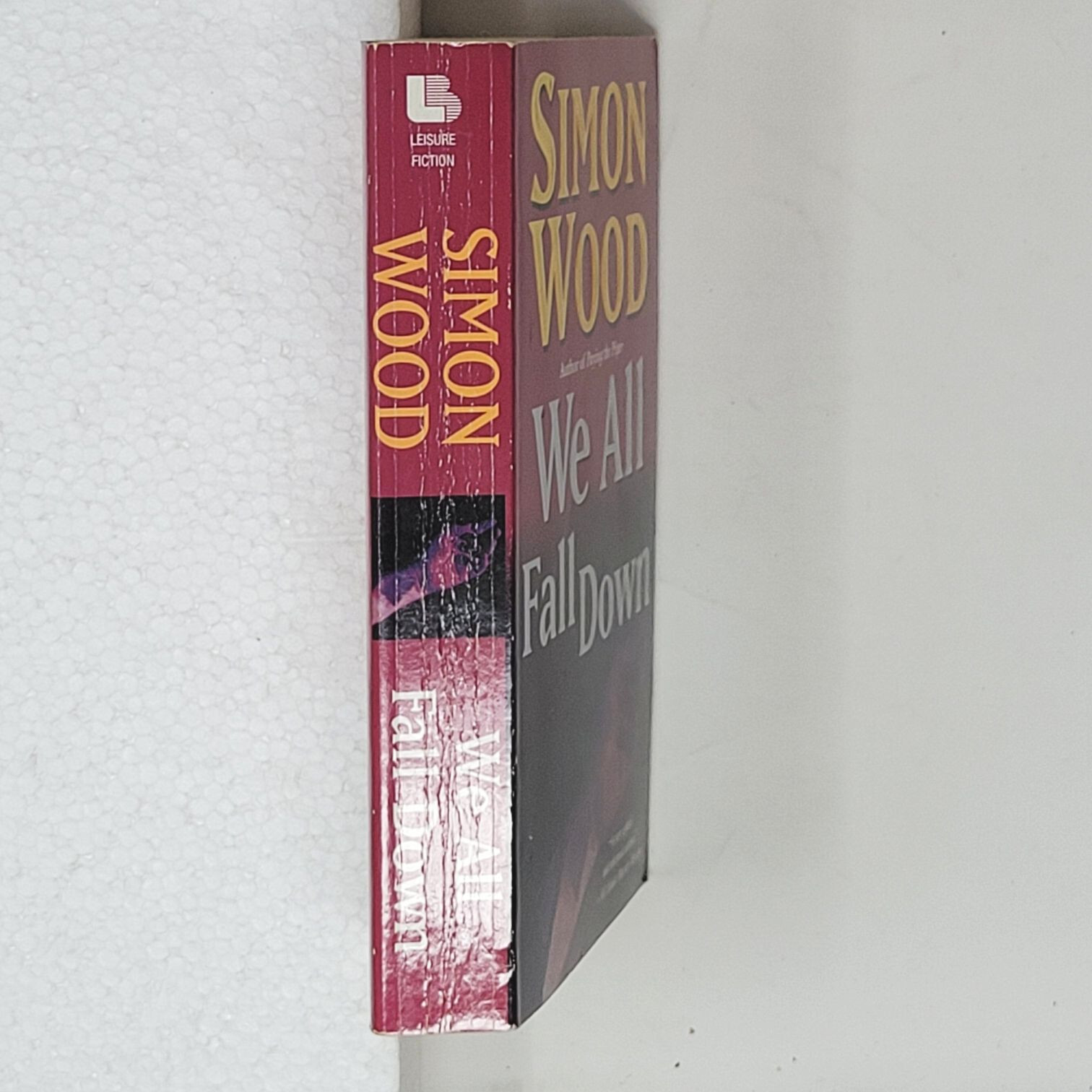 SIMON WOOD 1ST EDITION – We All Fall Down 2008 (Paperbacks From Hell)