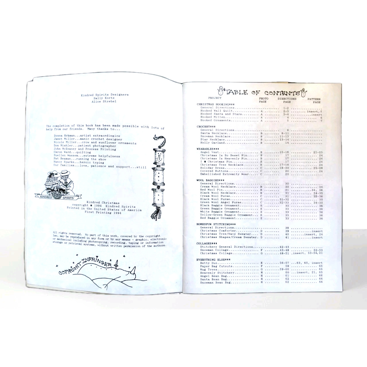 Kindred Christmas Craft Manual by Kindred Spirits, Korte & Stebee p1K