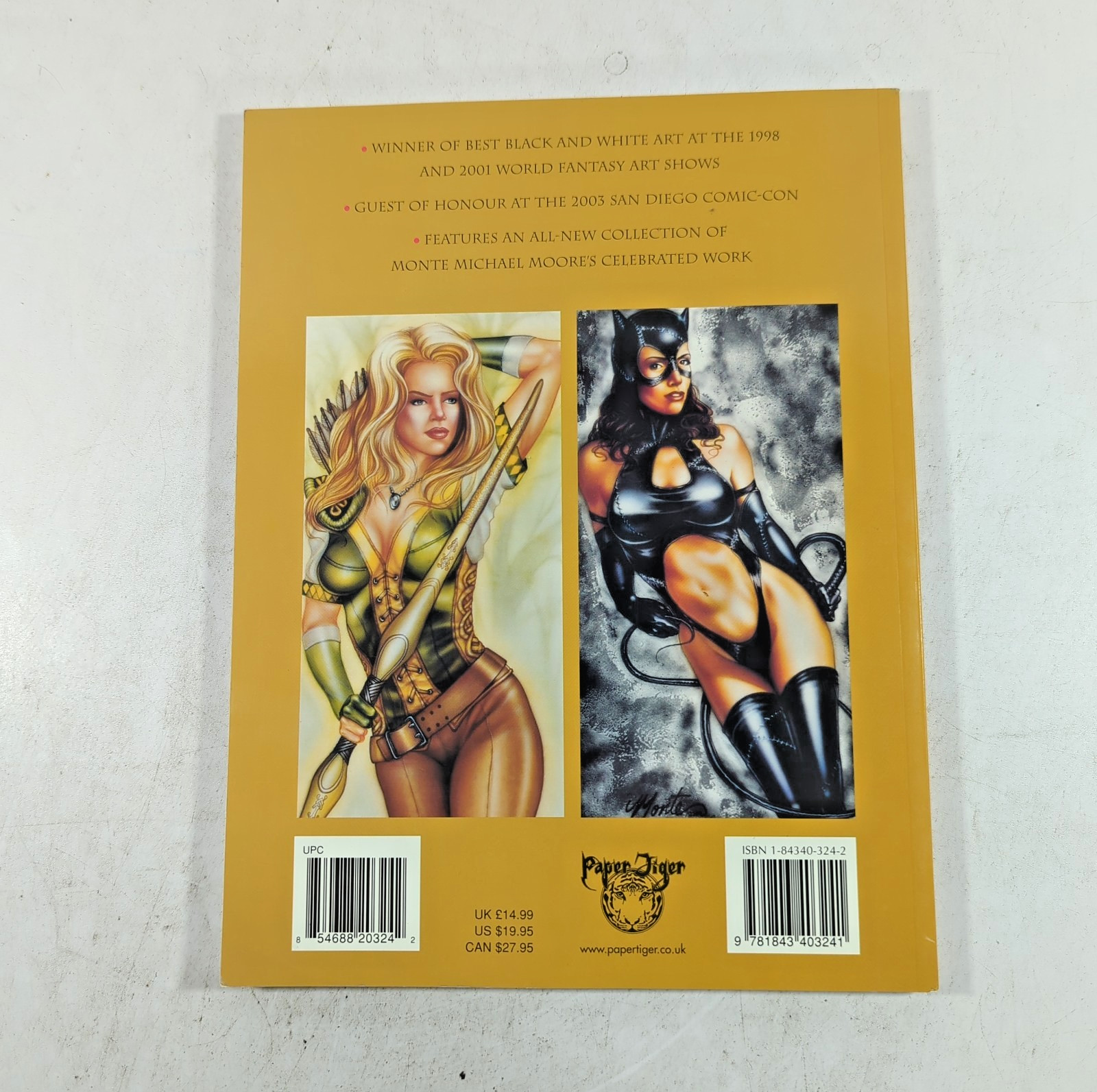 Majestika The Art of Monte Michael Moore Paperback Paper Tiger 2004 Art Book