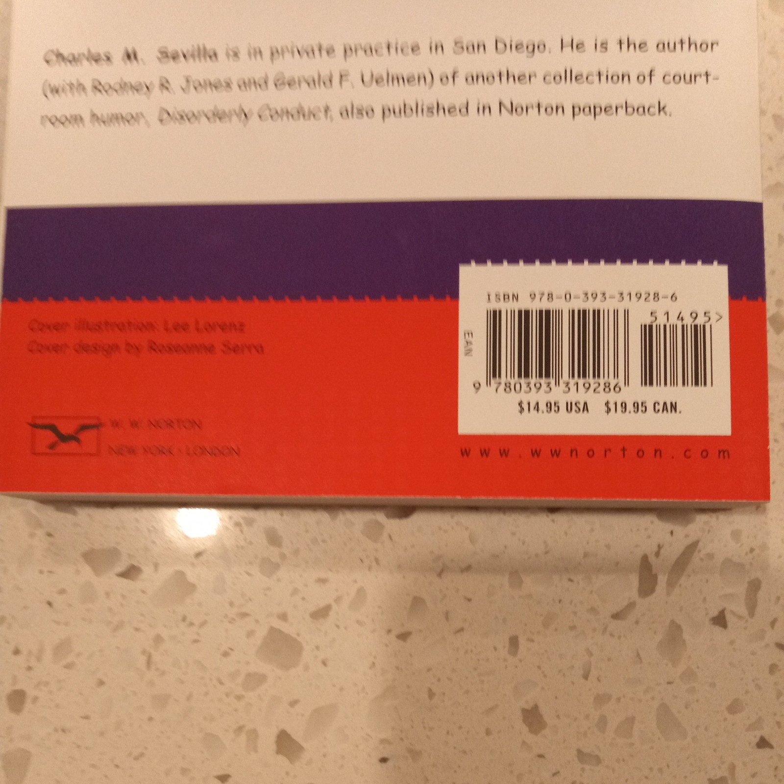 Brand New! Disorder in the Court by Charles M. Sevilla, Paperback, (250 pages)