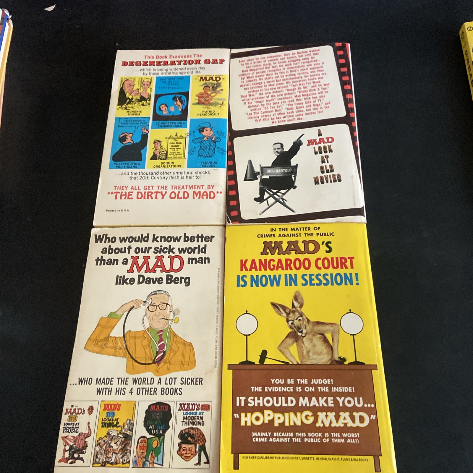 Vintage MAD Magazine Books Lot Of 7 Paperbacks G+ – VG Condition