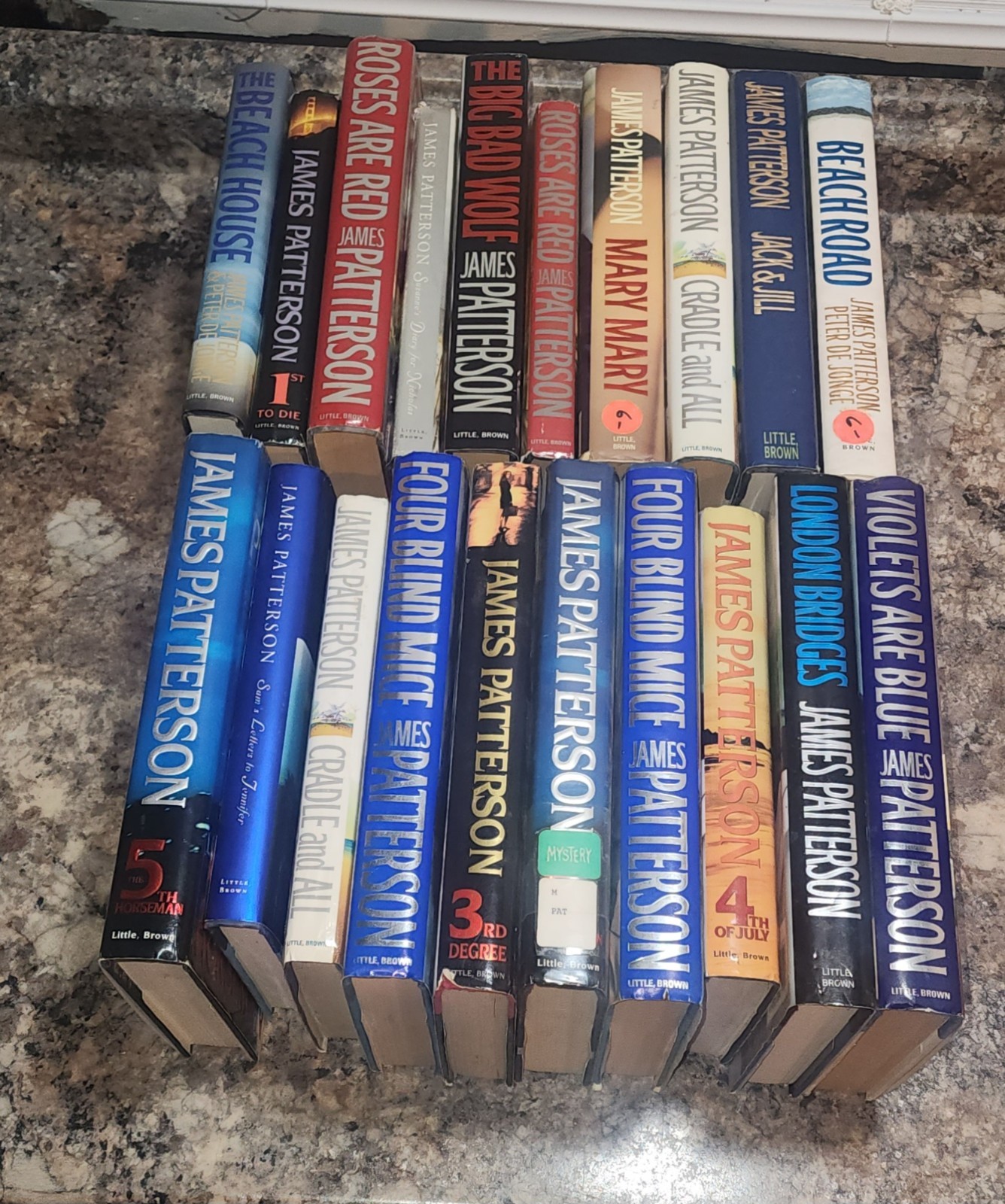 James Patterson Hardcovers Lot of 10 Good Condition Random Mixed LOT
