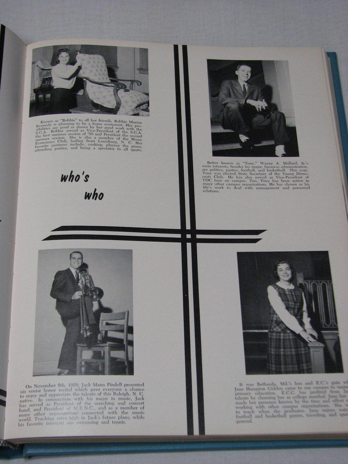 1960 East Carolina College School Yearbook North Alumni Old University Buccaneer
