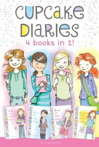 Cupcake Diaries 4 Books in 1!: Katie and the Cupcake Cure; Mia in th – VERY GOOD