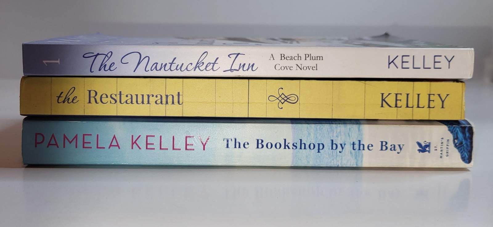Lot of 3 Books by PAMELA KELLEY- The Restaurant, The Nantucket Inn, The Bookshop