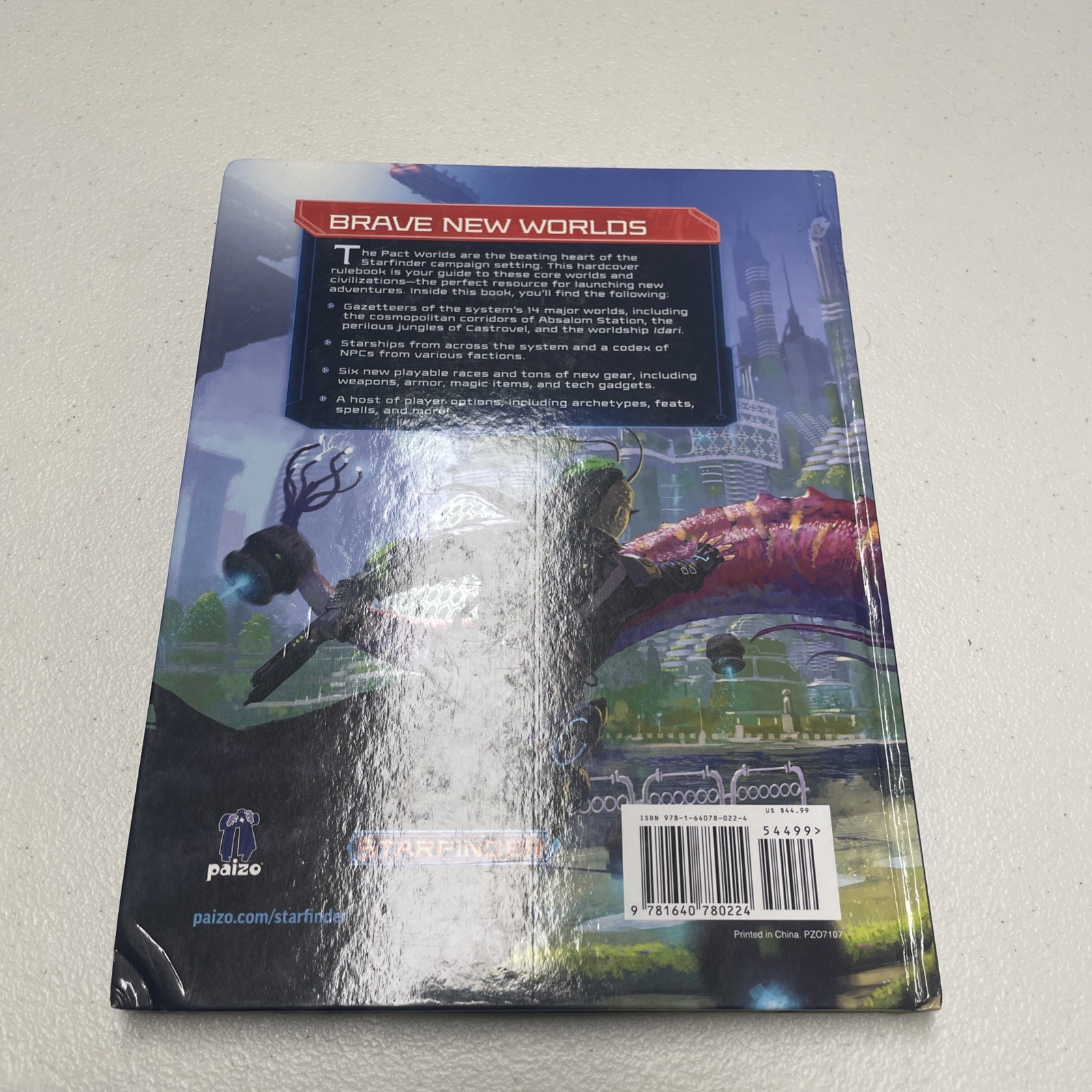 Pact Worlds for Starfinder supplement USED hardback Paizo Publishing
