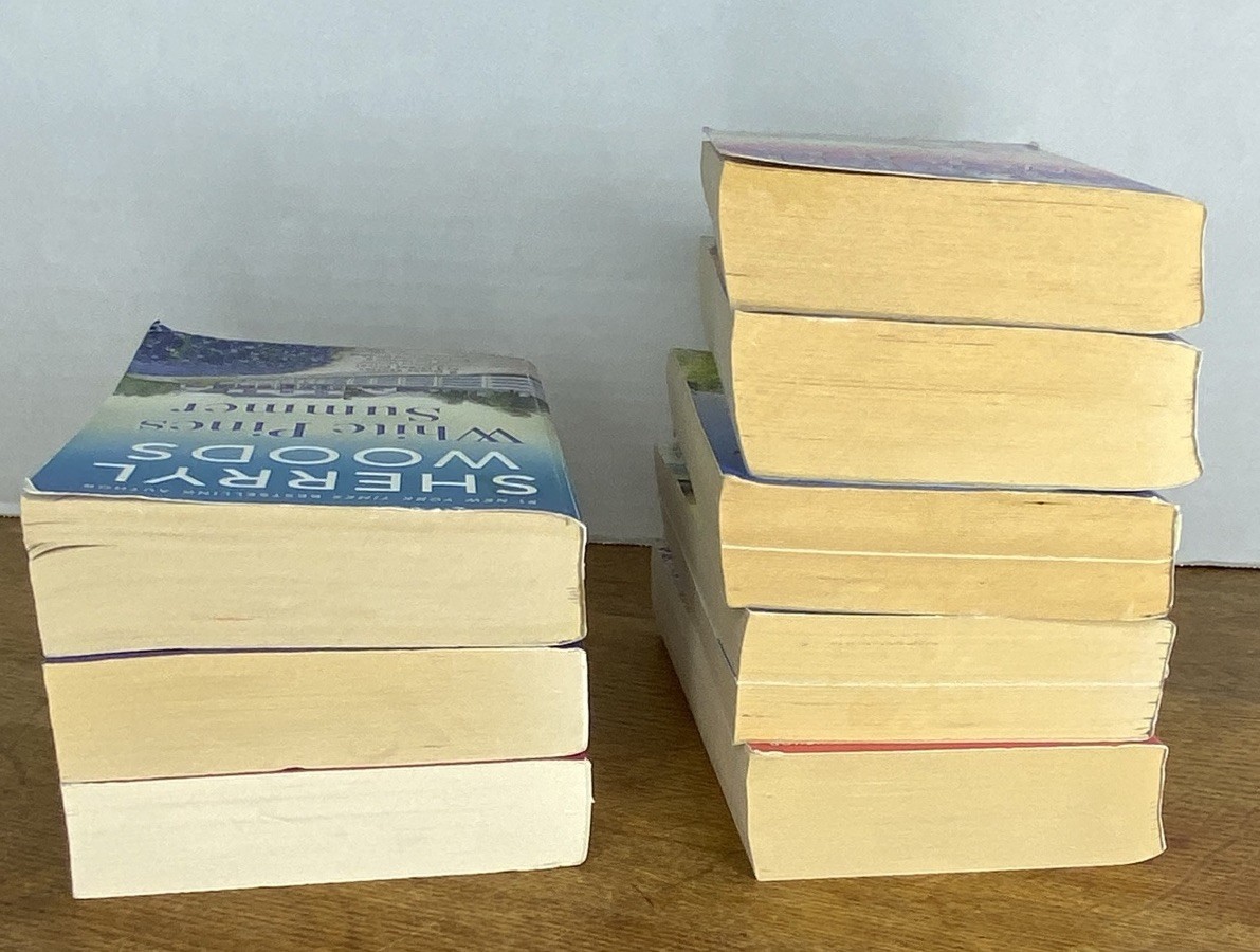 Lot Of 8 SHERRYL WOODS Books Mixed Set Romance Novels Paperback Books PRE-OWNED