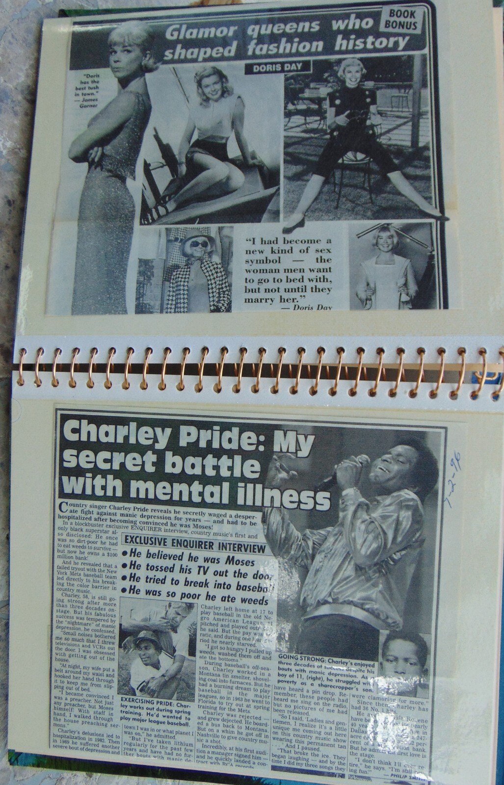 MUSICALS & SINGERS ~BOOK OF MEMORABILIA ~PICTURES & STORIES ~ 18 TOTAL PAGES