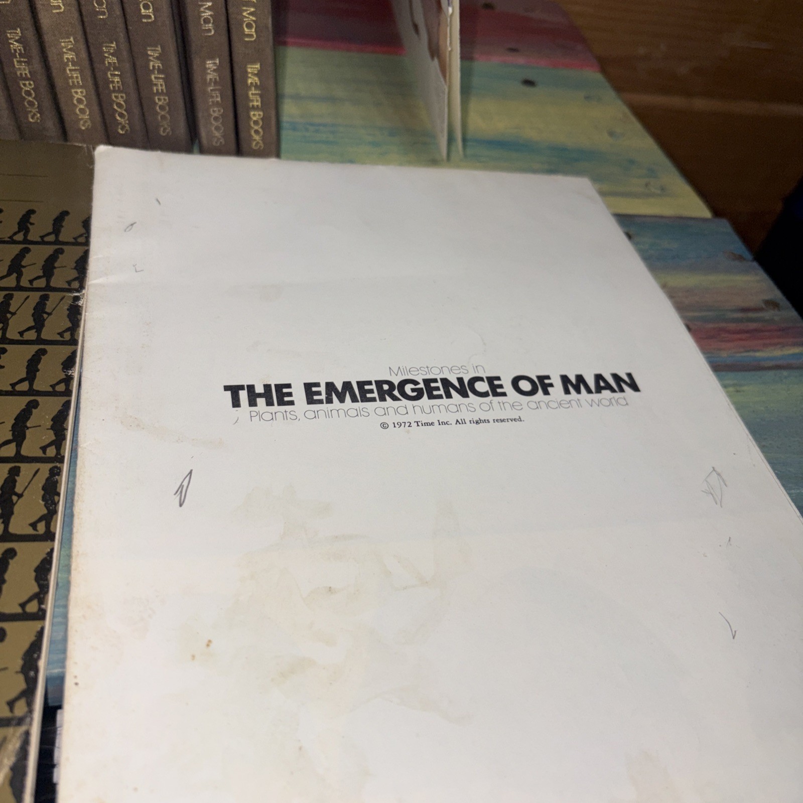 Time Life Book Series -The Emergence Of Man, Hardcover, Full Set 20 +Master Indx