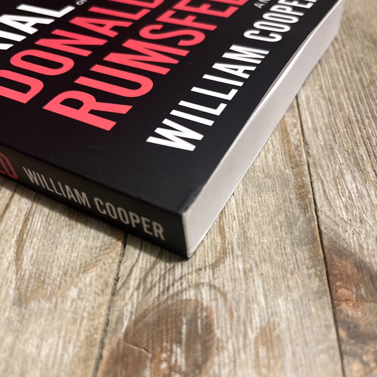 The Trial Of Donald H. Rumsfeld by William Cooper – New – PB Book – 9/15/25