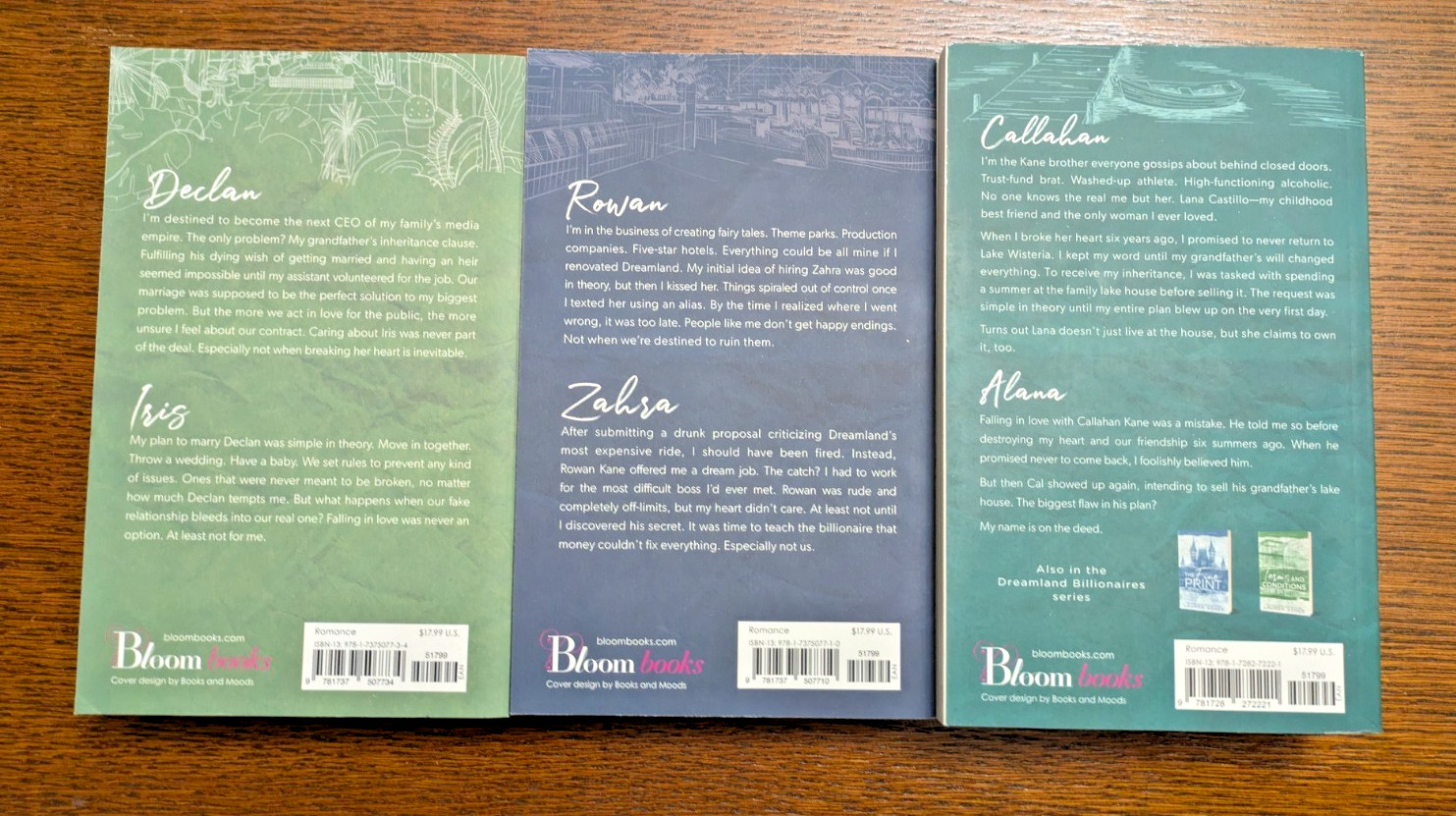 Full Set (Books 1-3) Dreamland Billionaires Series by Lauren Asher – trade PB LN