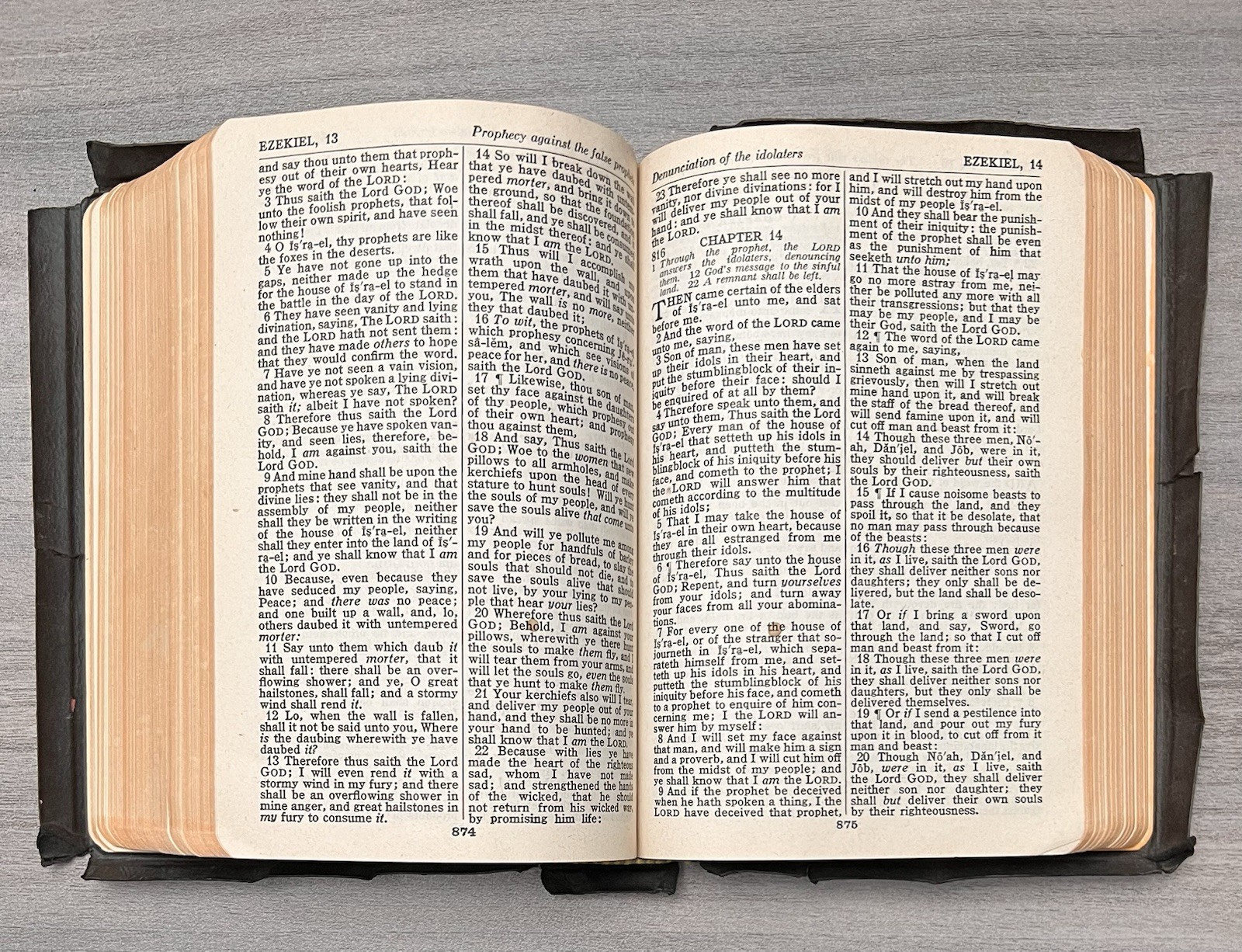Handsize 1945 National Bible Press; Self Pronouncing KJV Study Helps; Color Maps