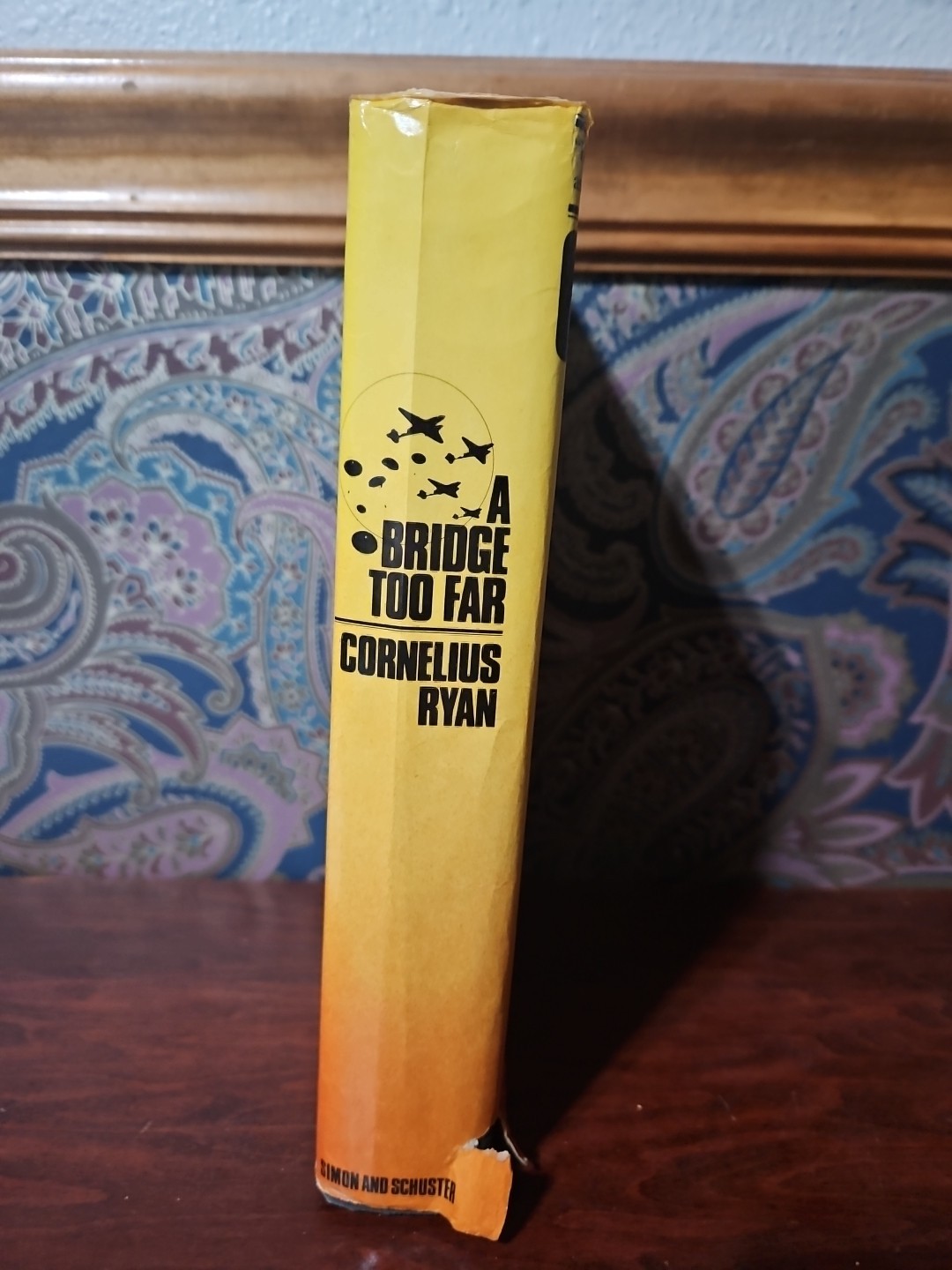 Vintage A Bridge Too Far Cornelius Ryan Simon & Schuster Yellow HC DJ 1974 USA
