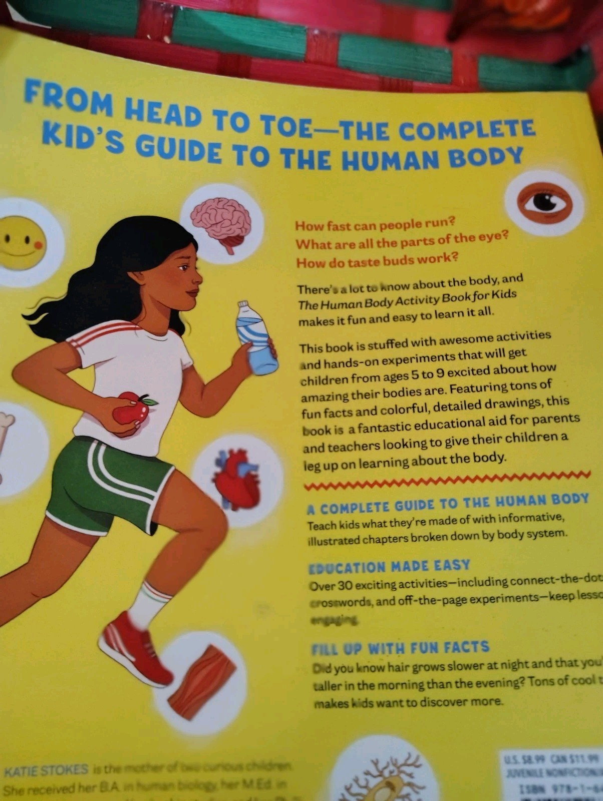 Human Body Activity Book for Kids : Hands-On Fun for Grades K-3 by Katie Stokes