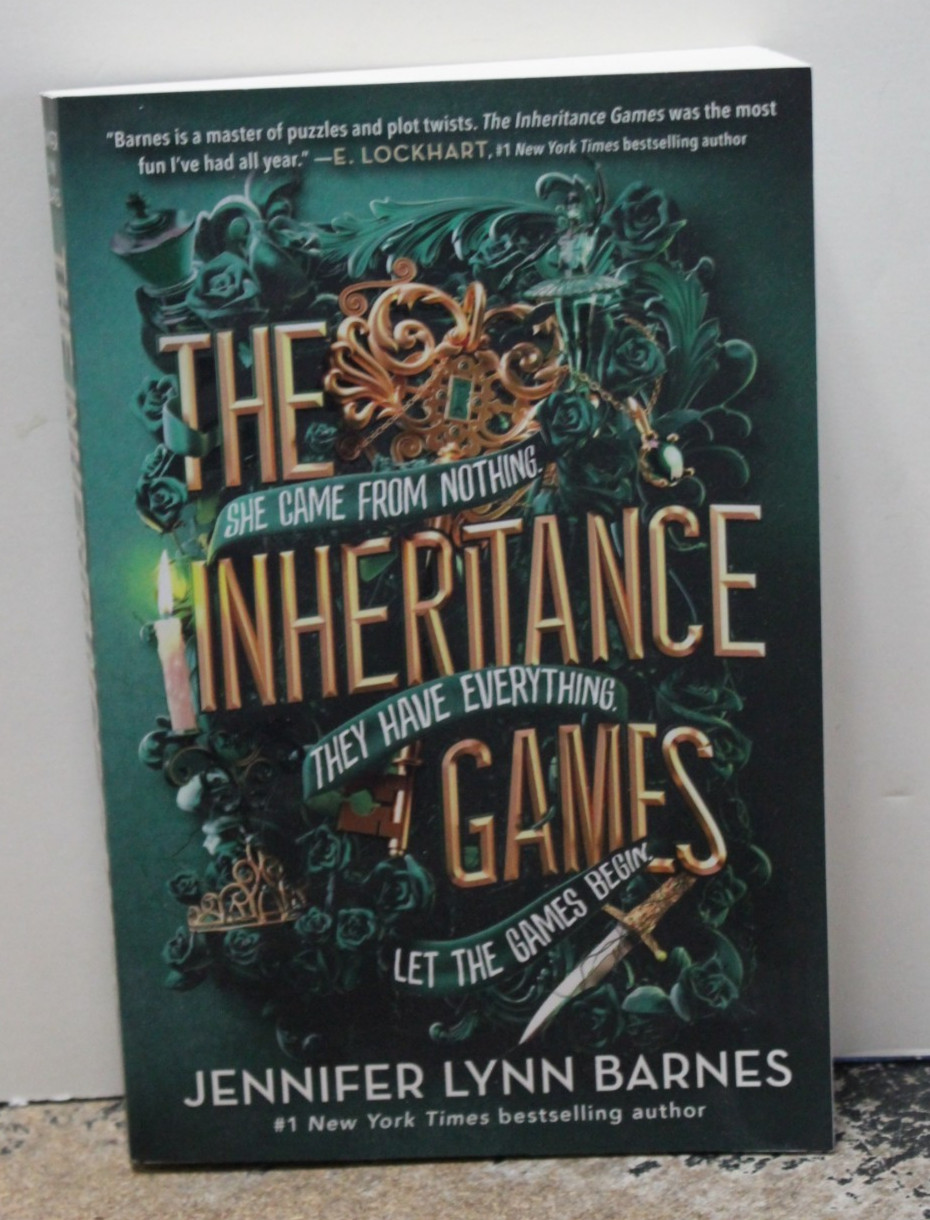 Inheritance Games by Jennifer Lynn Barnes (2021, Trade Paperback) NEW