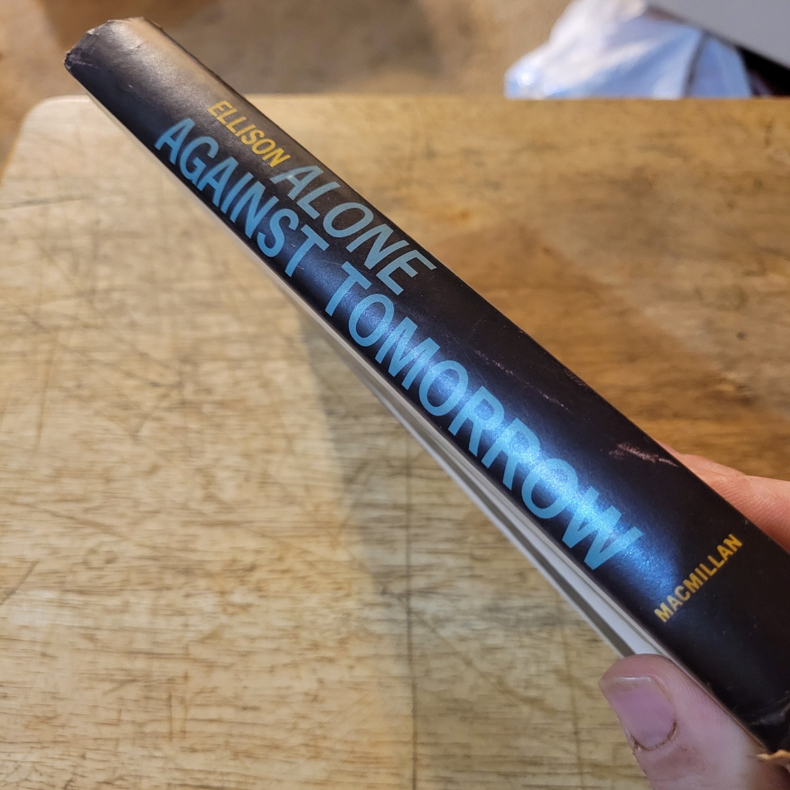 Alone Against Tomorrow by Harlan Ellison HB DJ 1971 Book Club Edition