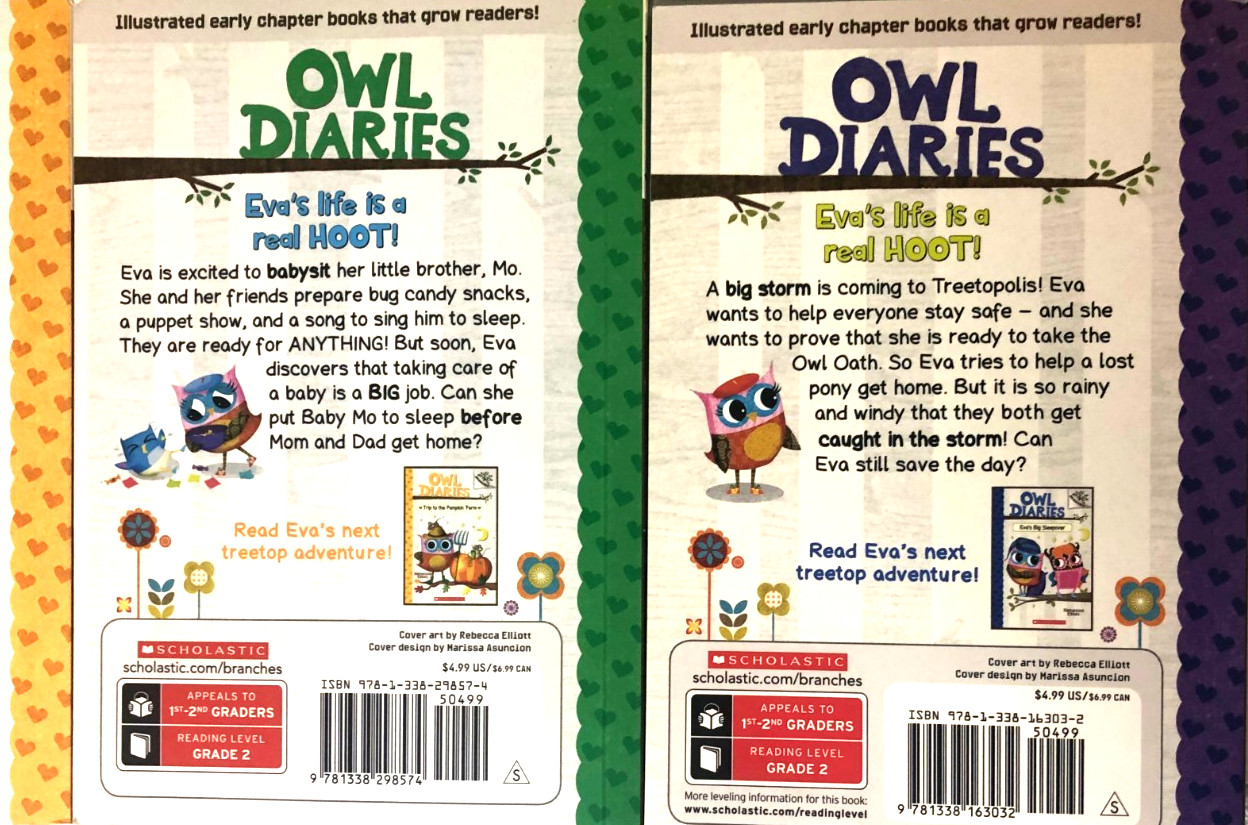 LOT OF 29 BRANCHES BOOKS: Eerie Elementar Owl Diaries Press Start Unicorn & More