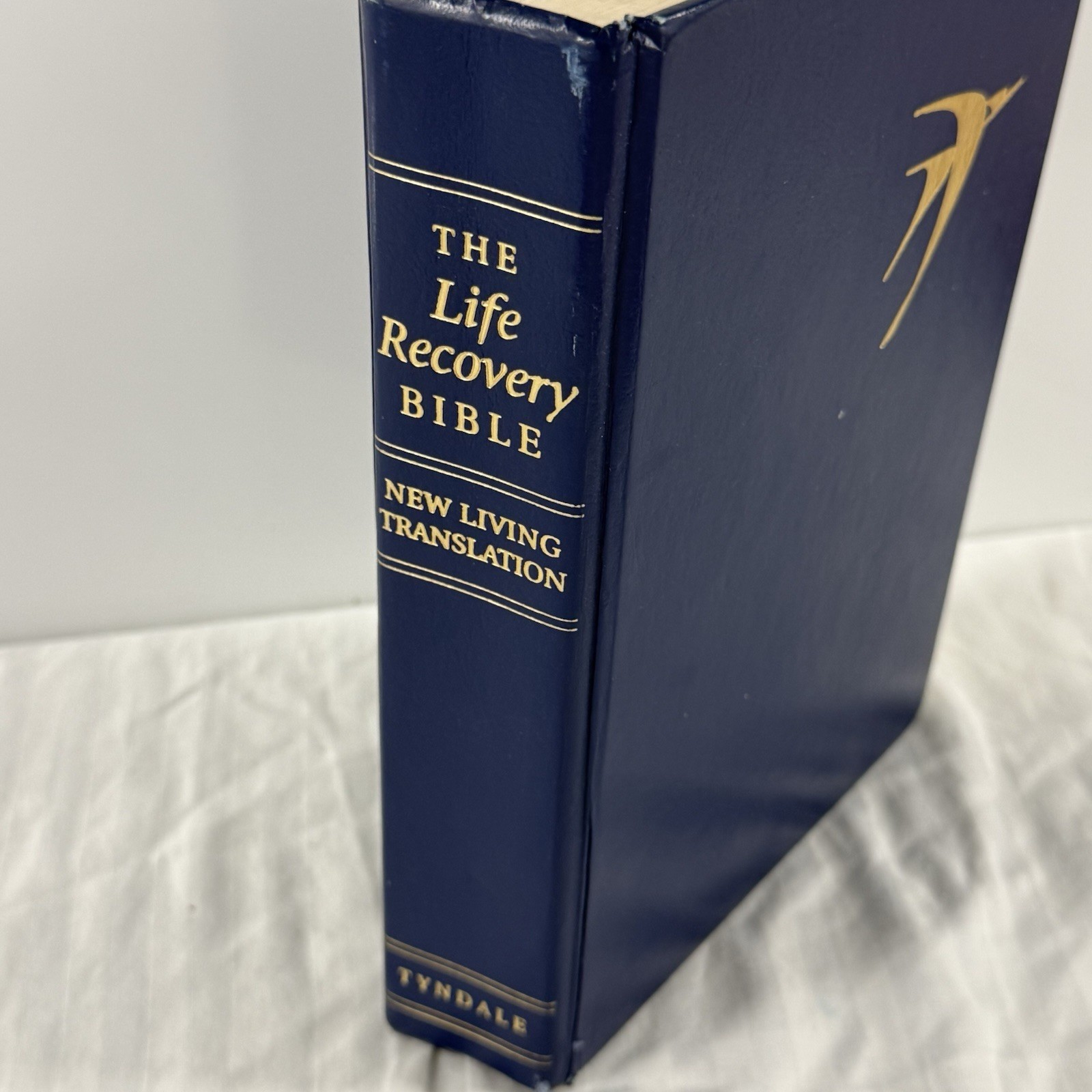 The Life Recovery Bible – The Living Bible – 1992 – Hardcover Blue