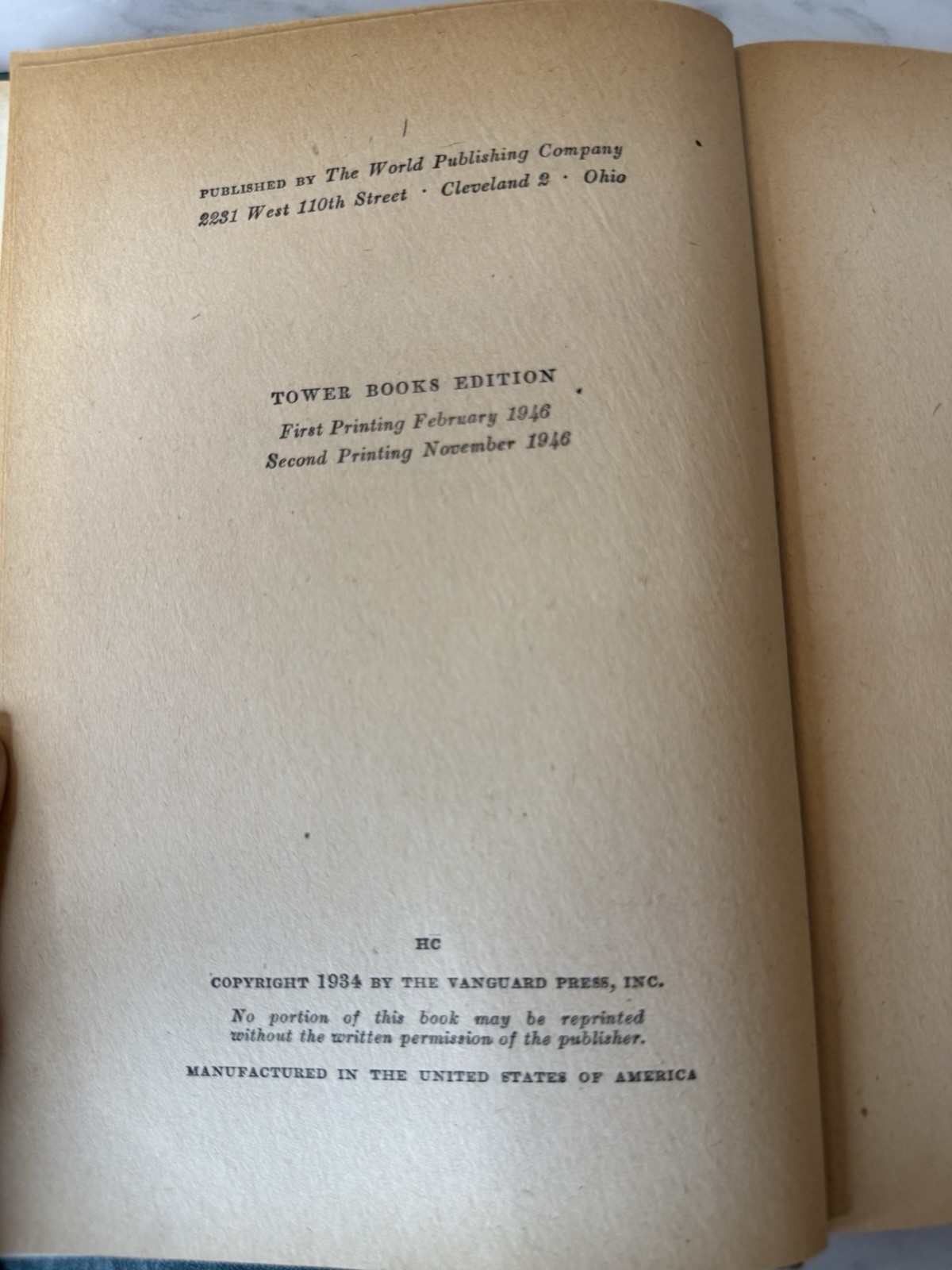 Vintage Book 1946 Lady Ann By Donald Henderson Clarke Hardcover Book Tower Books