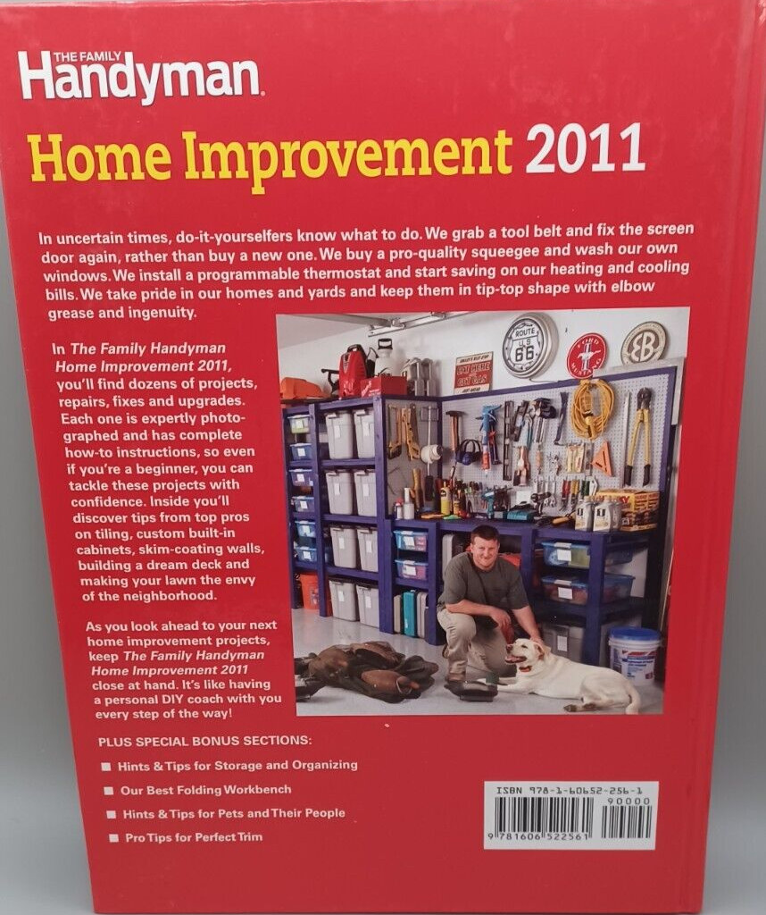 Lot of 3 Family Handyman Home Improvement Books HC 2010 2011 2013 188 Pages