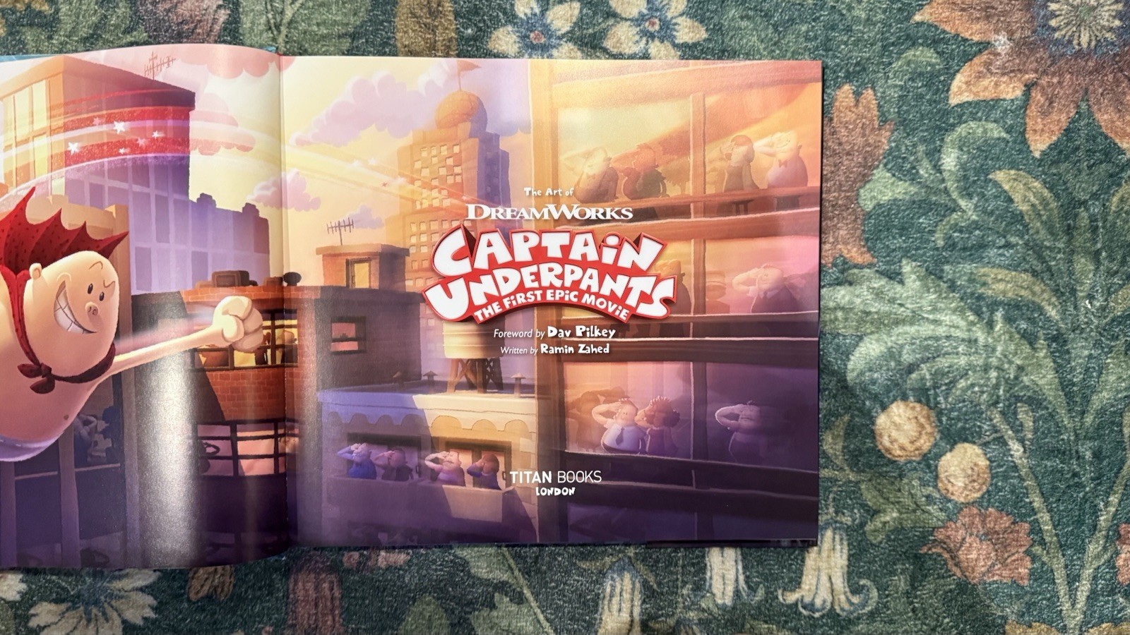 Titan Books The Art of Captain Underpants: The First Epic Movie HC 2017 Illus