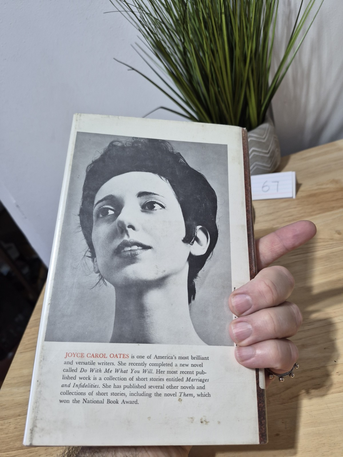 Angel Fire : Poems by Joyce Carol Oates 1973 Hardcover Dust Jacket