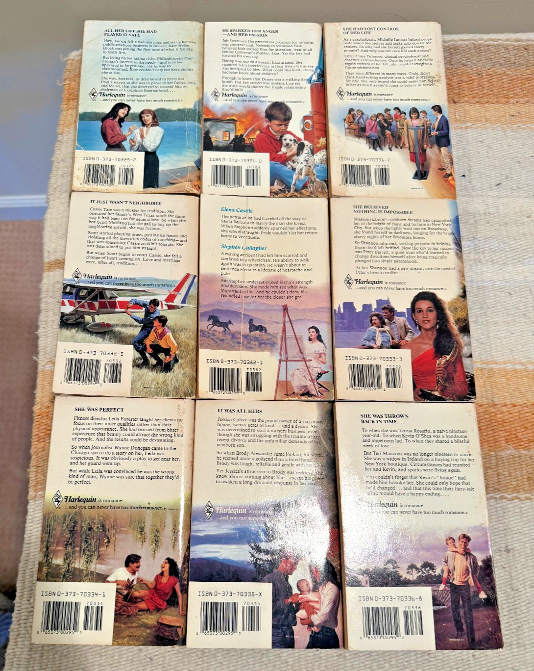 Bookseller Bargain Lot #103 HQN 80s Vintage Super Romance Lot of 63 PBs 300-388