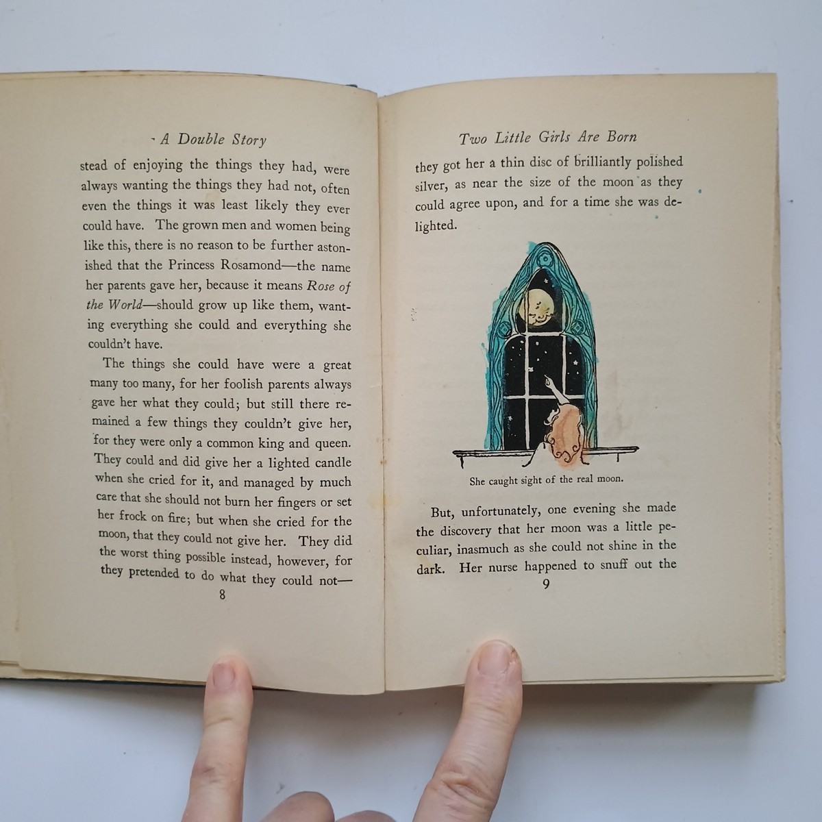 A Double Story by George Macdonald (Harcourt, Brace, & Co) Vintage HC circa 1924
