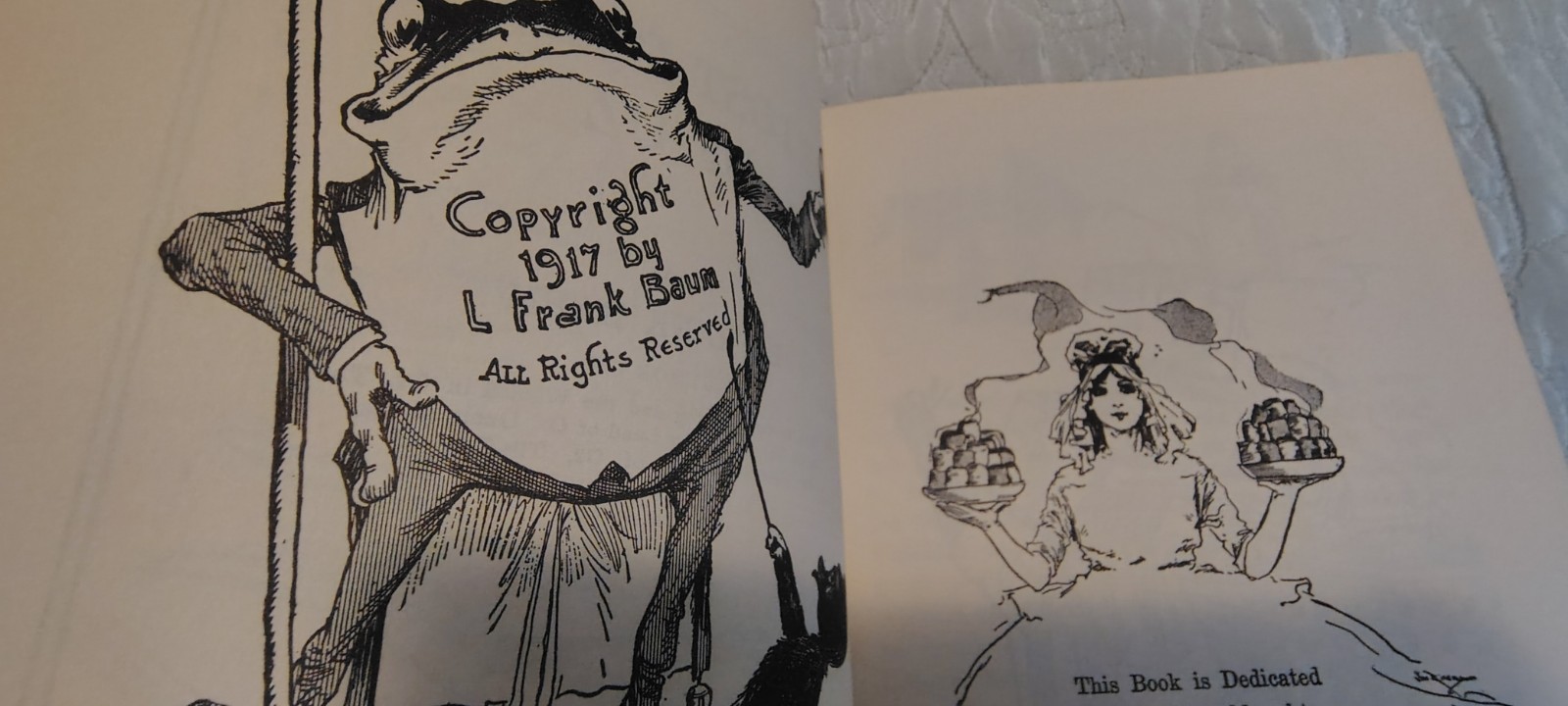 Vintage Wizard of OZ-L. Frank Baum Book Set of 7 Hardcover-1 Paper-Reilly & Lee