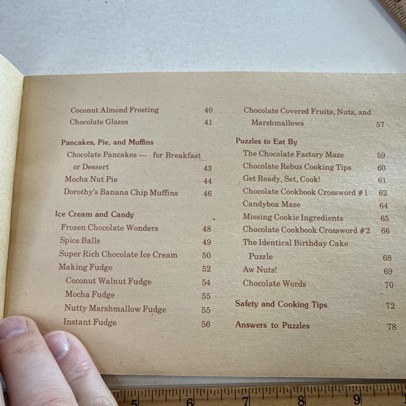 Chocolate Cookbook Vintage 1977 Scholastic Book Juvenile Boy Girl Elementary